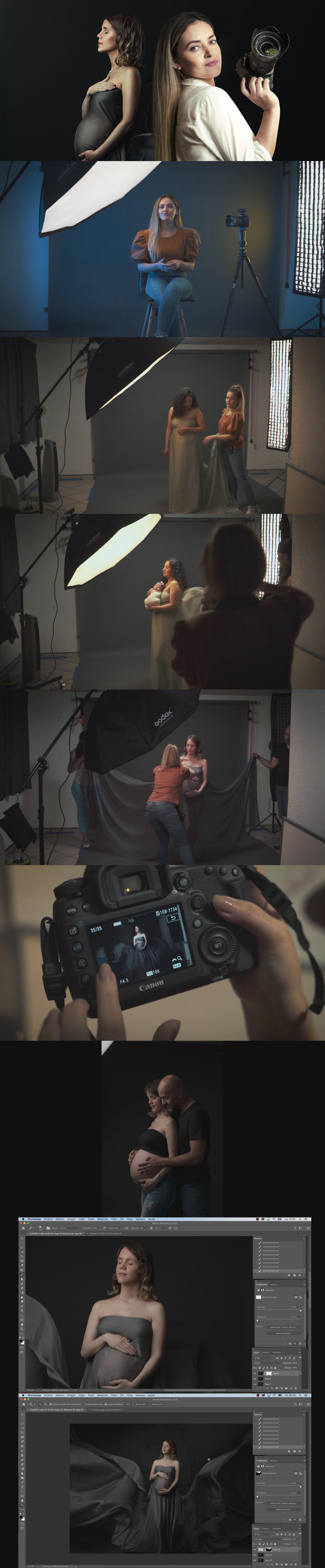 图片[1]-摄影师Ramona Cabrera孕妇人像写真高级布光摆姿教程-中文字幕-美夕摄影资源