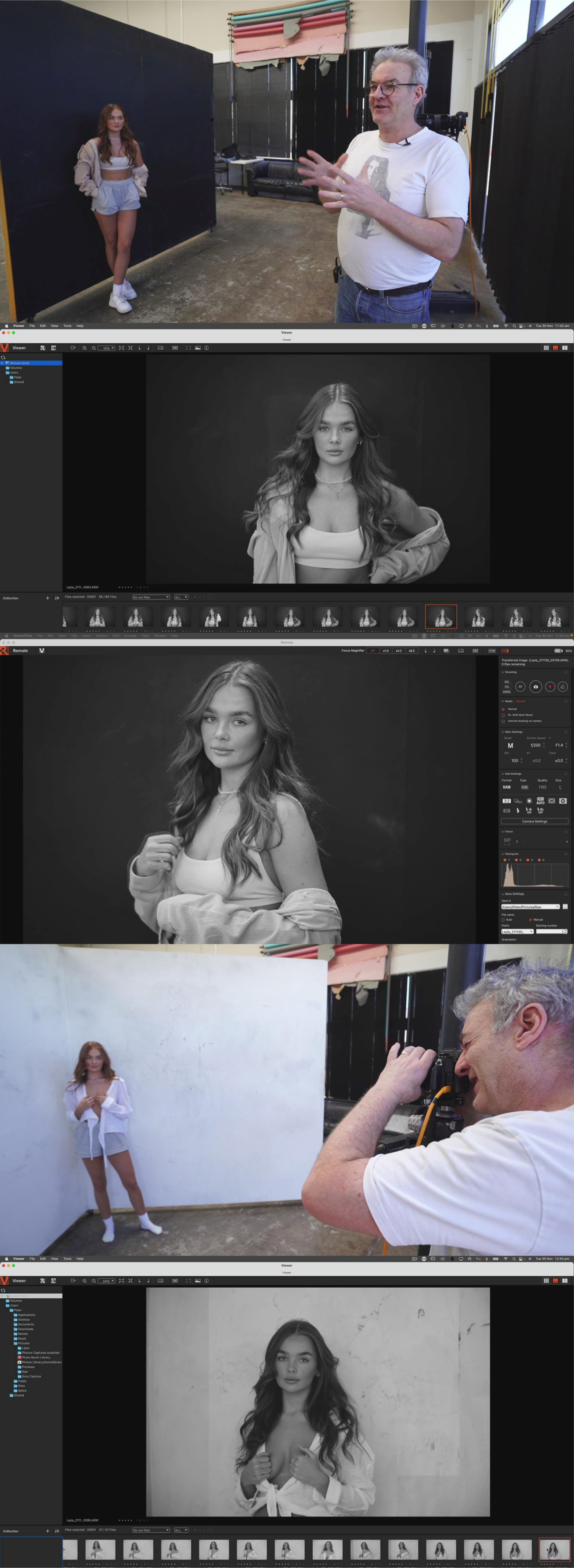 图片[1]-摄影师 Peter Coulson 与模特Layla第一次拍摄私房教程-中英字幕-美夕摄影资源