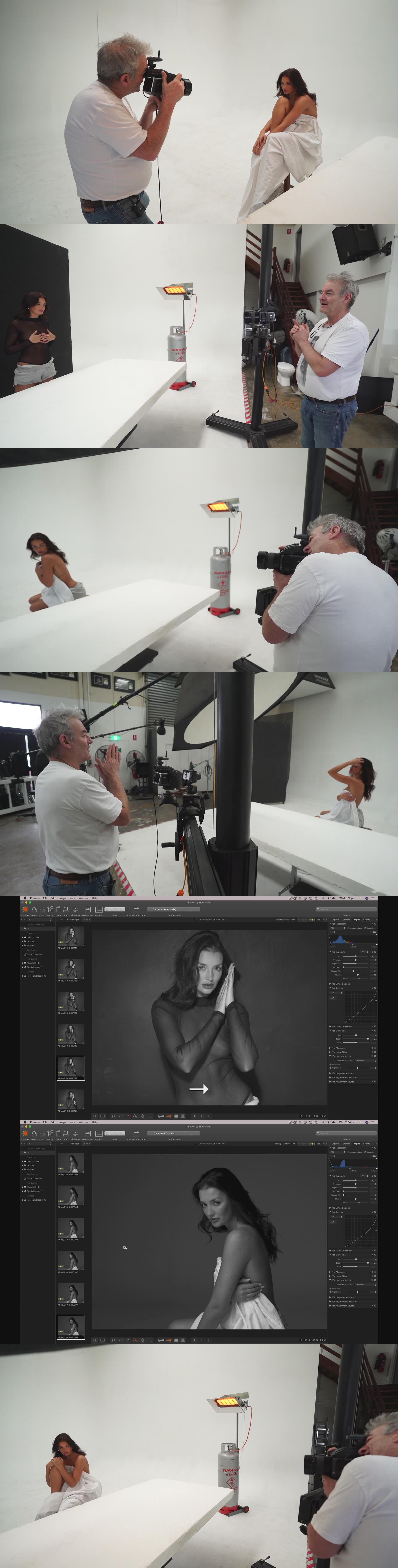 图片[1]-摄影师 Peter Coulson 模特摆姿势与Abbey的第二次拍摄-中英字幕-美夕摄影资源