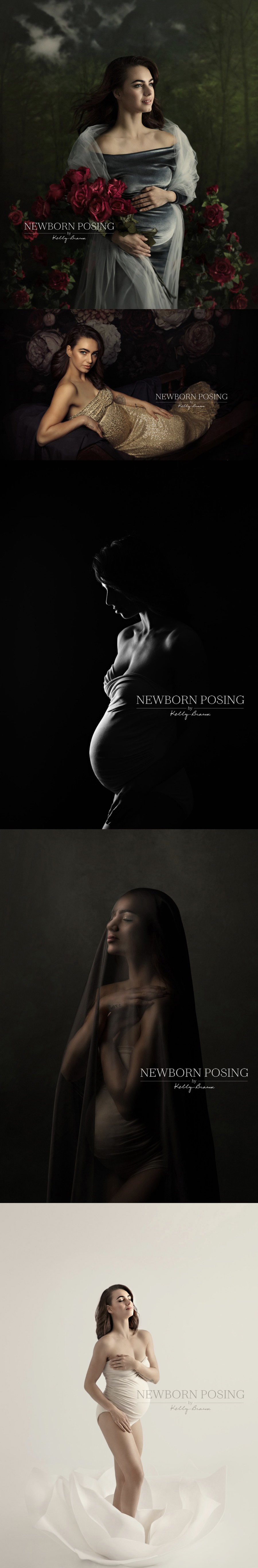 图片[1]-凯利·布朗(Kelly Brown)孕妇私房美术布光摄影及后期-中文字幕-美夕摄影资源