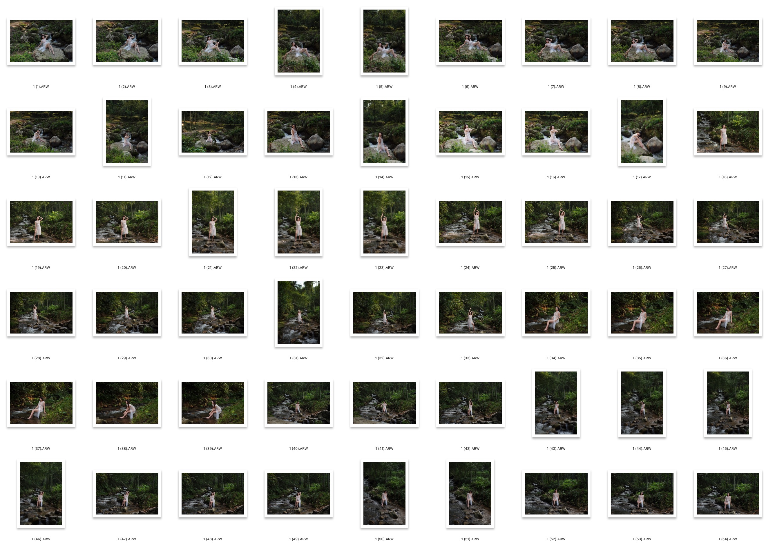 图片[2]-127张小范冰冰清凉神龙潭外拍RAW原图CR2格式人像调色练习素材