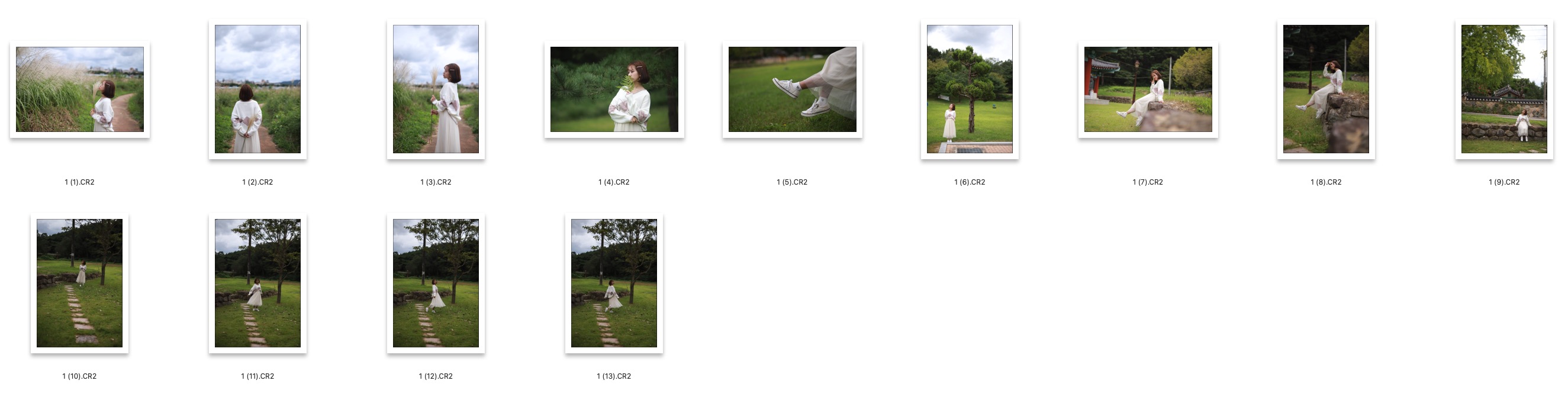 图片[2]-13张夏天田园美女清新RAW原图CR2格式人像调色练习素材