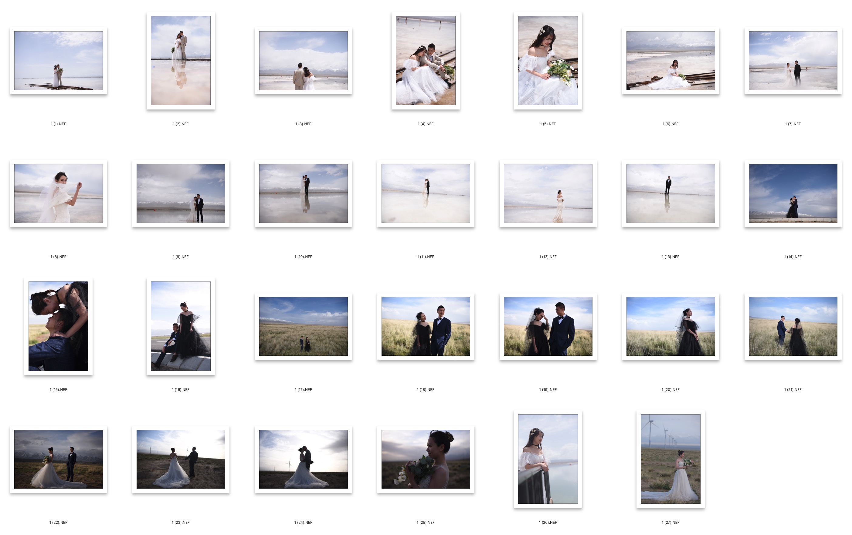 图片[2]-27张天空之镜青海网红打卡地摄影RAW原图CR2格式调色练习素材