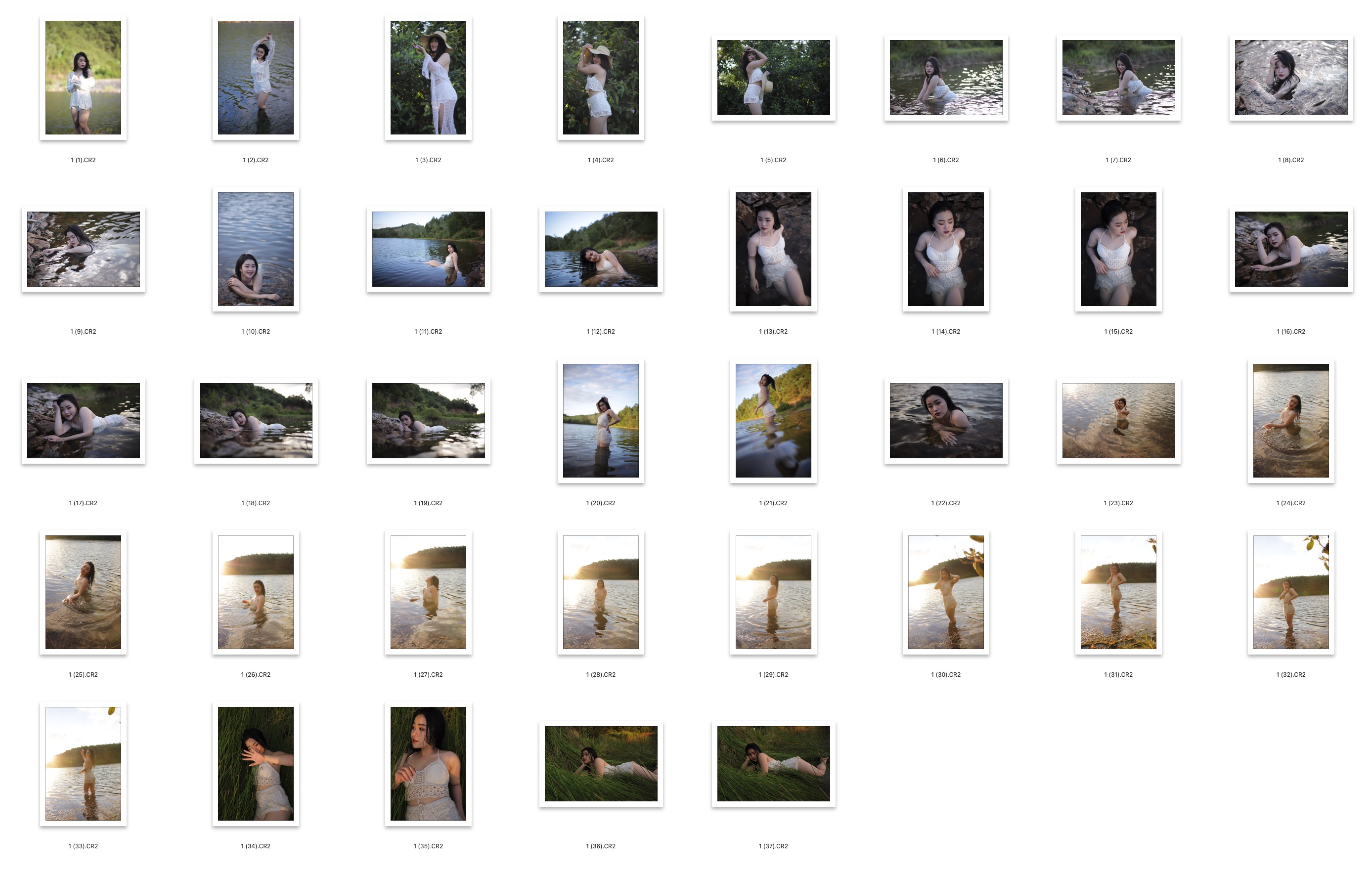 图片[2]-37张小溪里的清凉妹子RAW原图佳能6D2 CR2格式人像调色练习素材