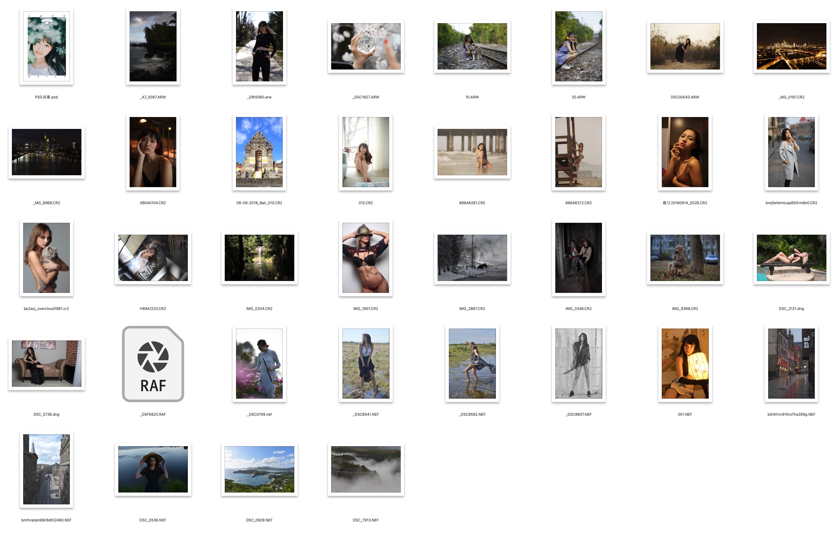 图片[2]-37张散装收集RAW原图NEF CR2格式人像调色练习素材