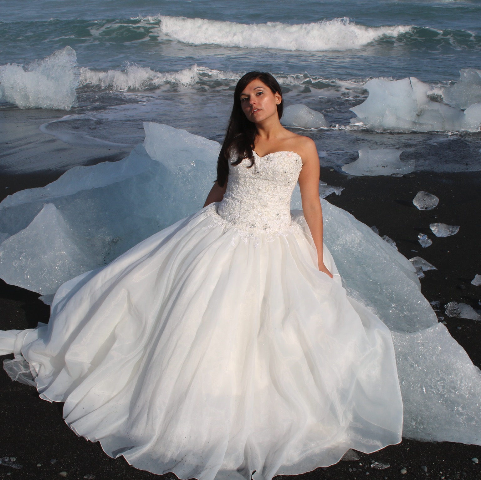 47张冰岛新娘RAW原片CR2格式人像调色练习素材