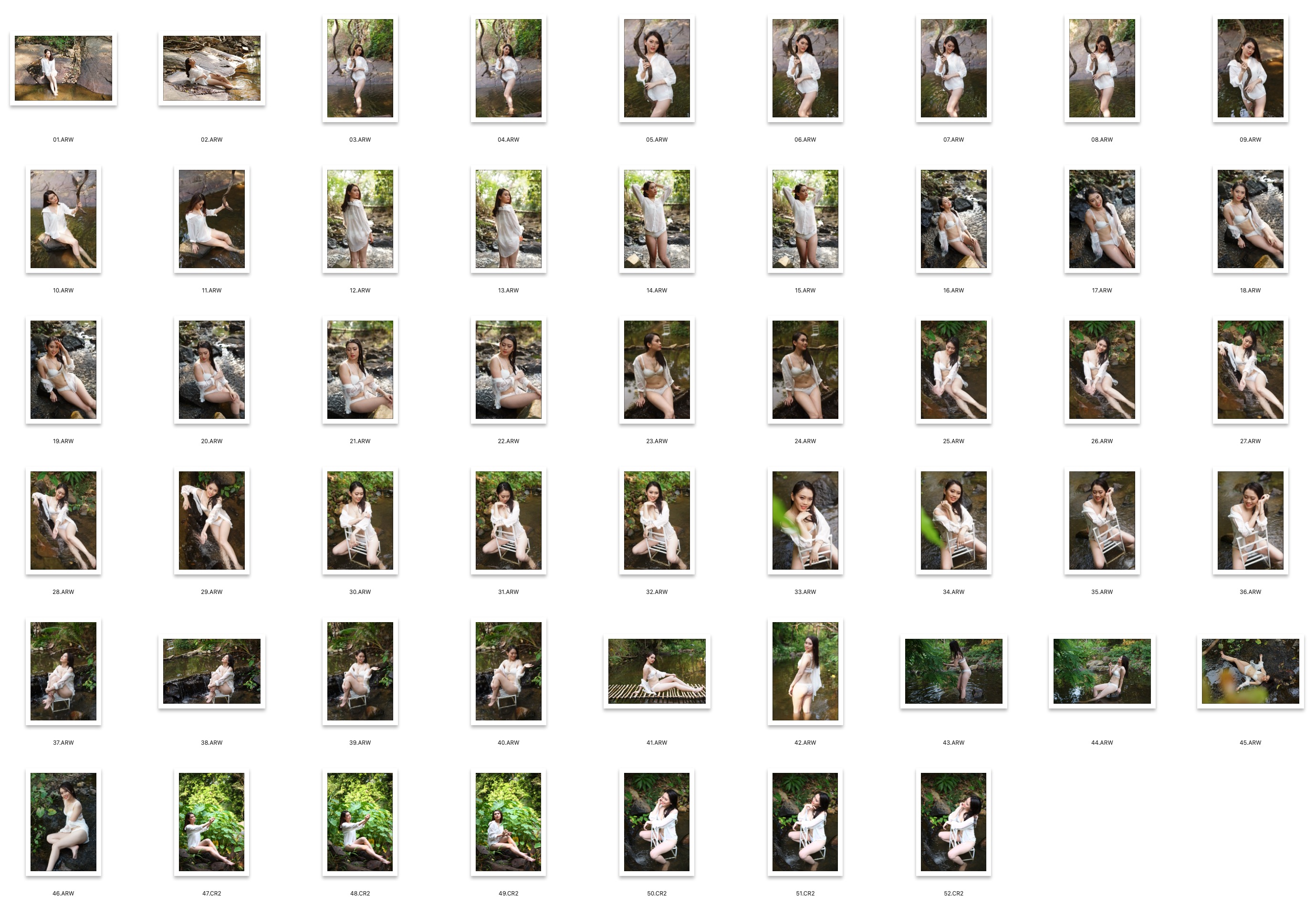 图片[2]-52张清凉妹子溪中玩耍全身湿透RAW原图索尼7M2 ARW格式练习素材