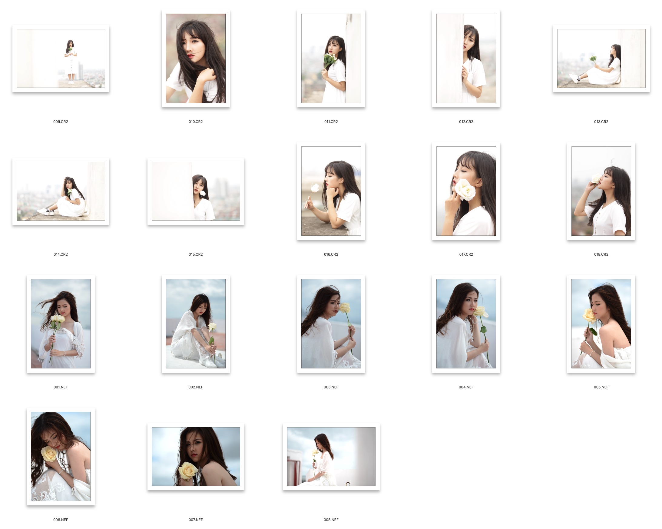 图片[2]-18张天台白裙美女RAW原片佳能6D NEF格式人像调色练习素材