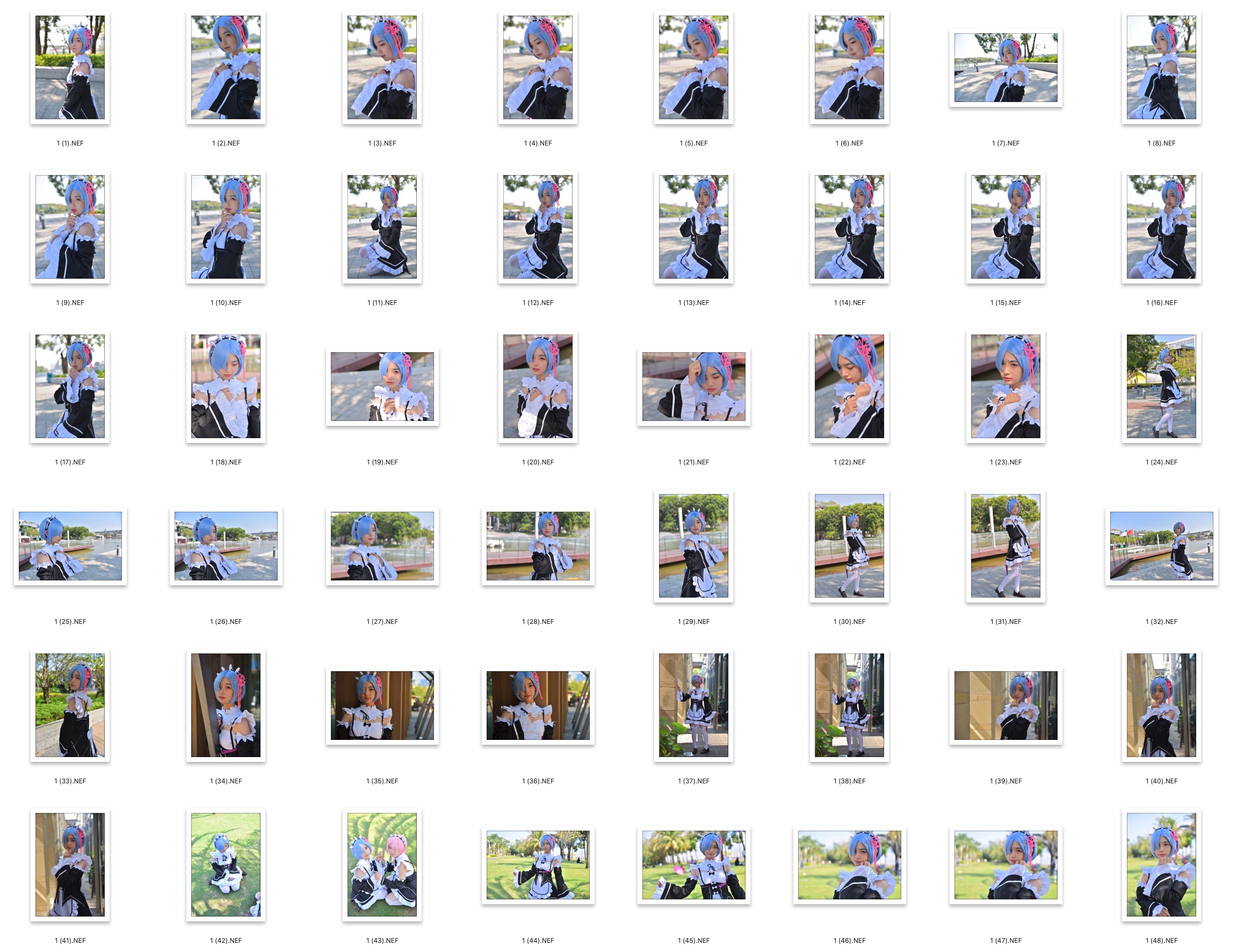 图片[3]-83张超可爱少女COSPLAY RAW原图NEF格式人像调色练习素材