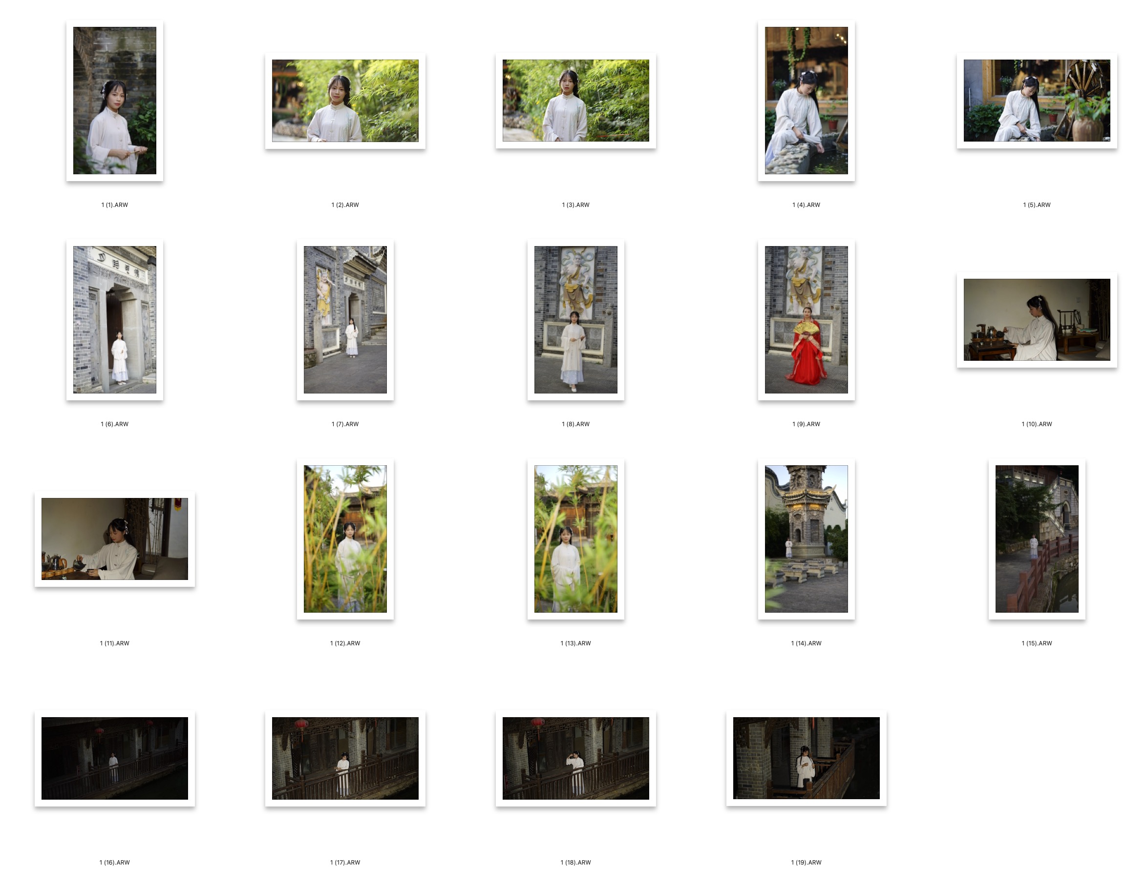 图片[2]-19张古风美女原图RAW原图ARW格式人像精修调色练习素材