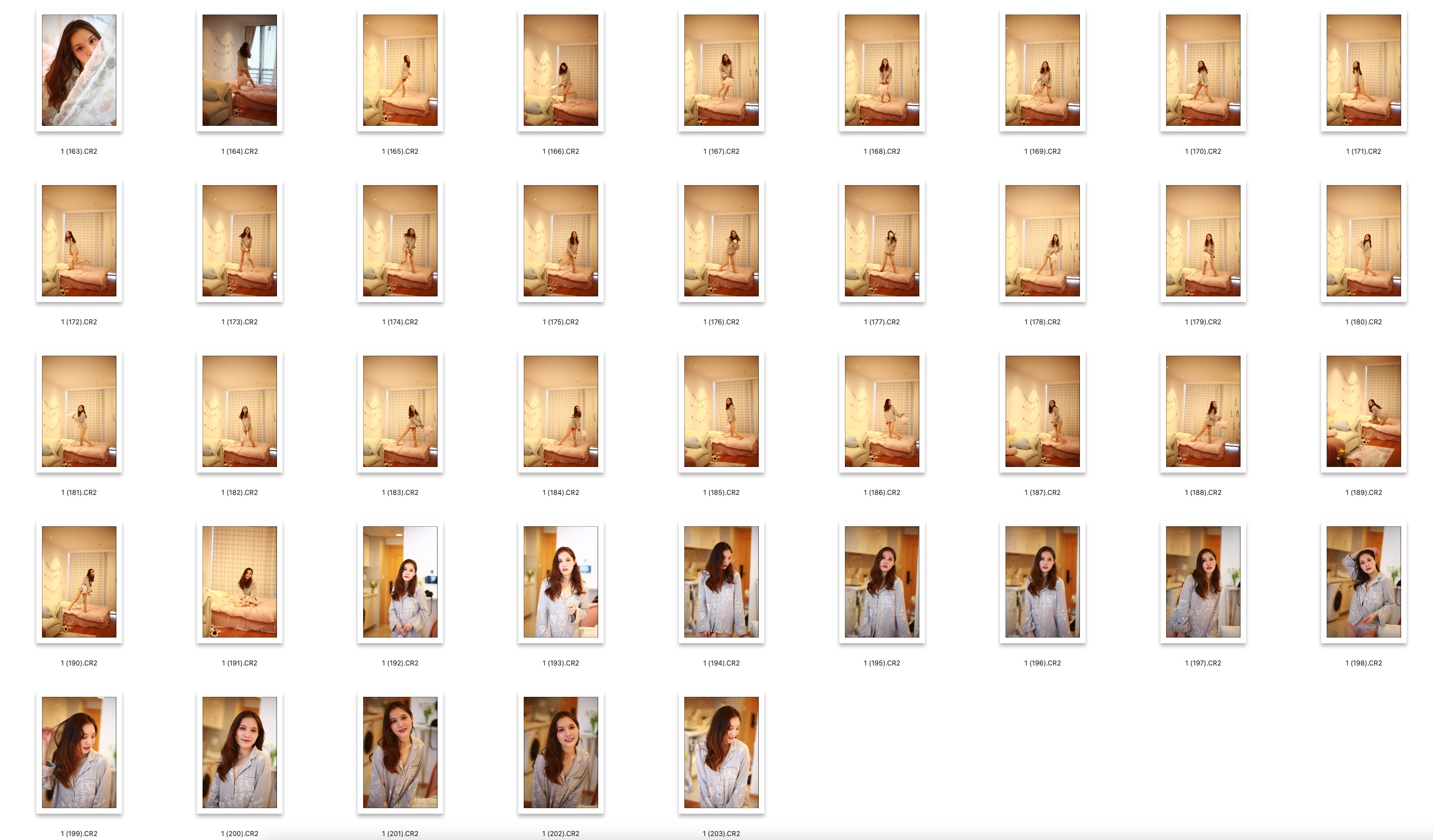 图片[2]-203张漂亮小姐姐室内私房RAW原图CR2格式人像精修调色练习素材