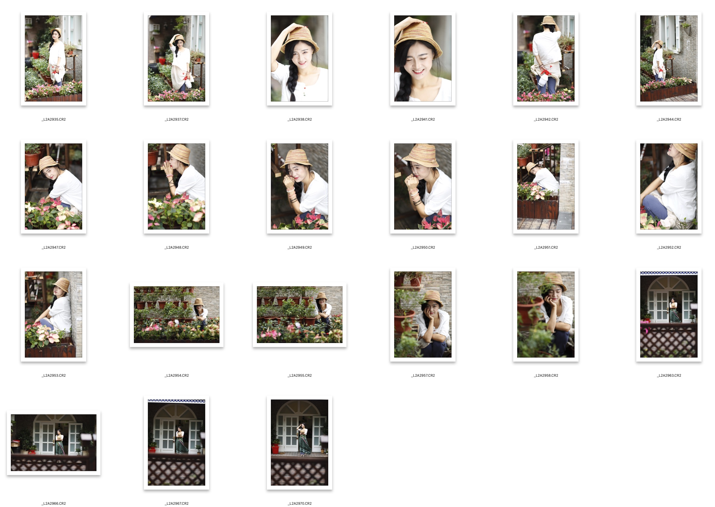 图片[2]-21张田园美女风格人像摄影RAW原图CR2格式人像精修调色练习素材