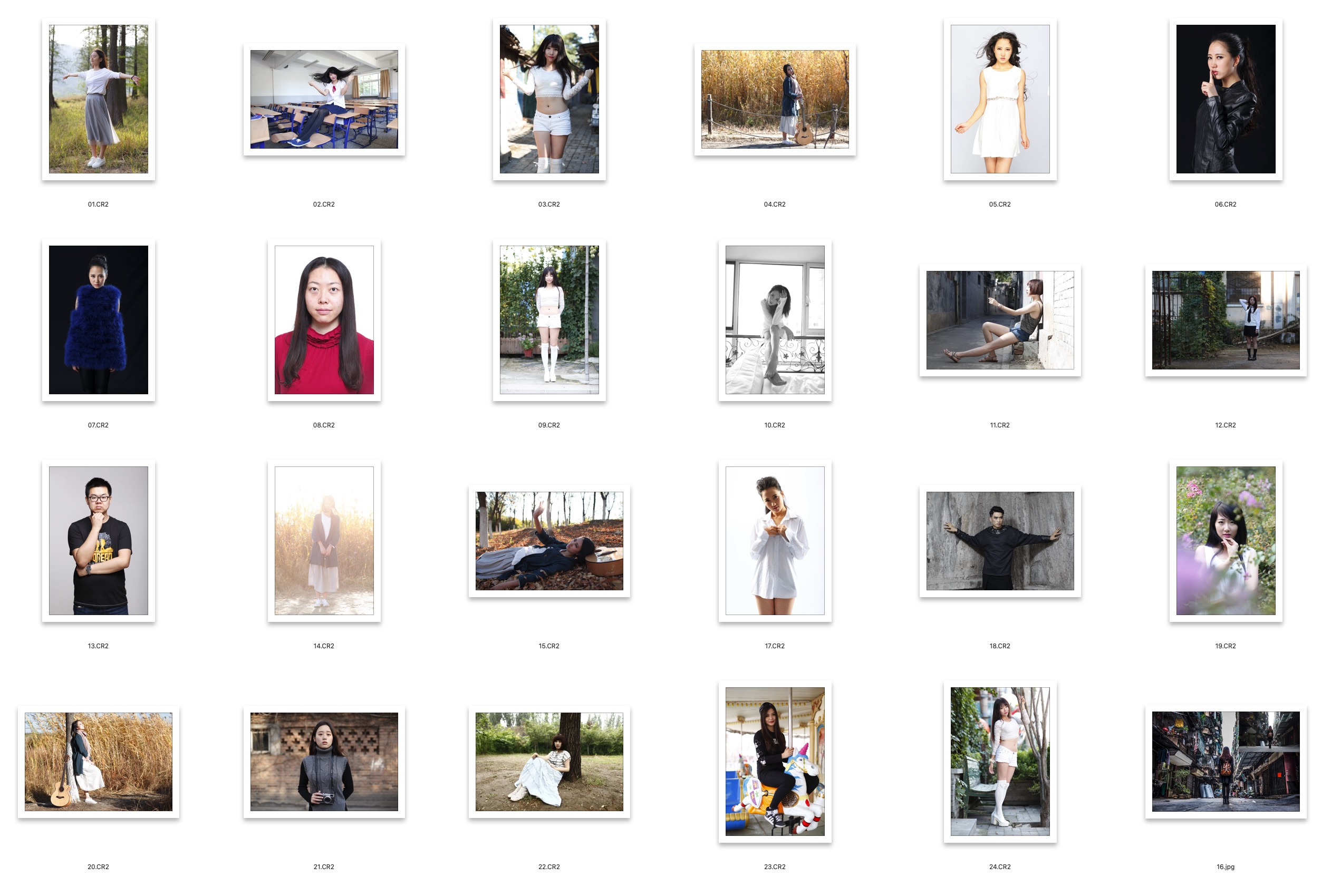 图片[2]-24张国内美女人像摄影RAW原图CR2格式人像精修调色练习素材