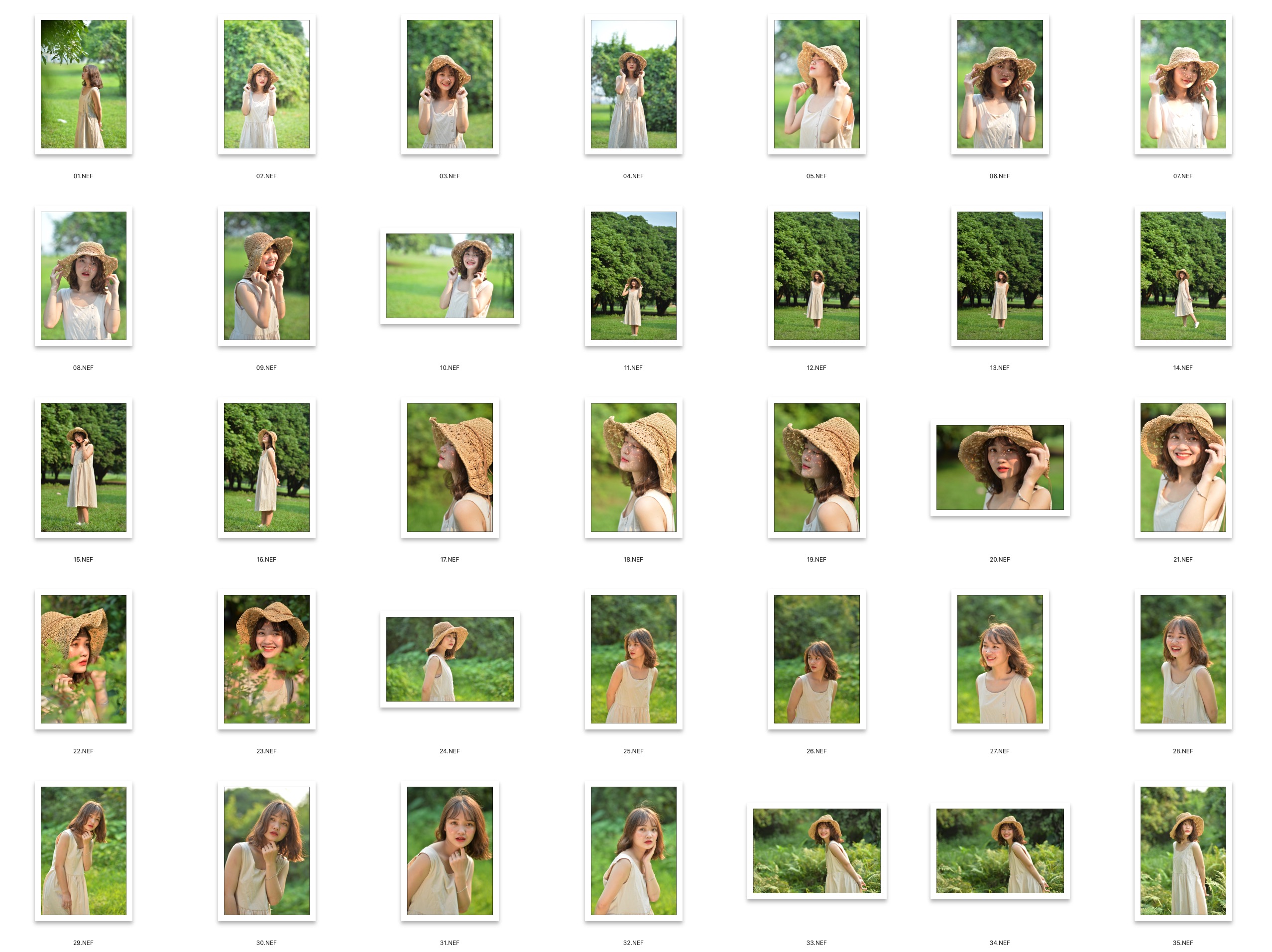 图片[3]-58张美女外景RAW原图CR2格式人像调色练习素材