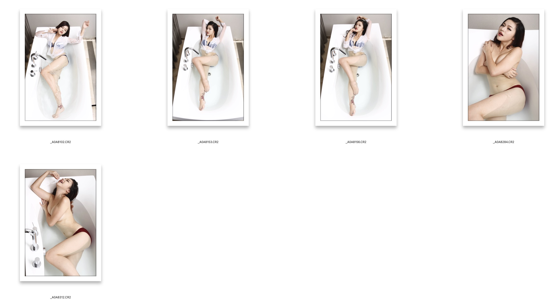 图片[2]-5张半透明湿身私房浴缸写真RAW原图CR2格式人像精修调色练习素材