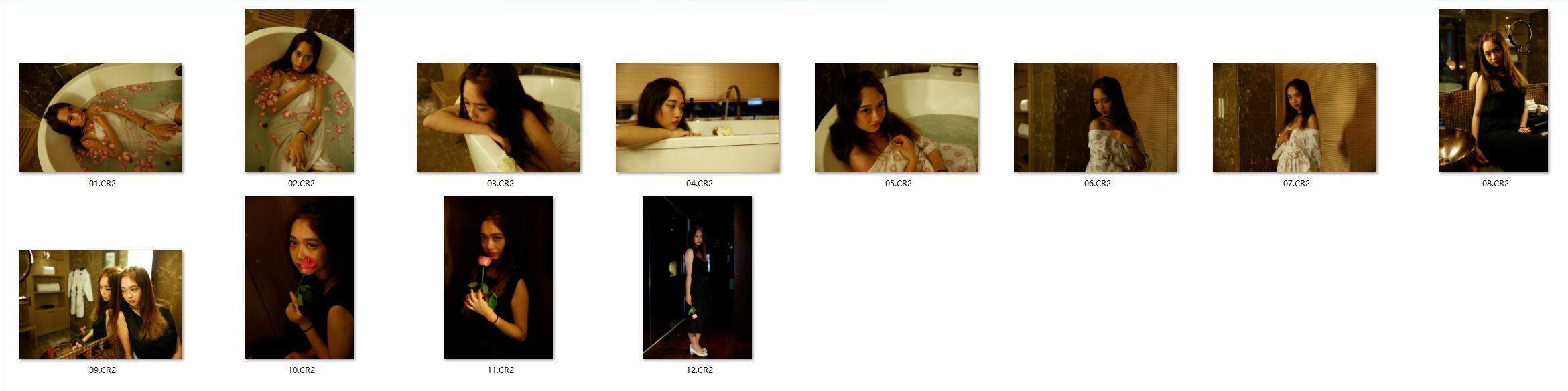 图片[2]-12张国内私房浴室美女人像RAW原片CR2格式人像精修素材