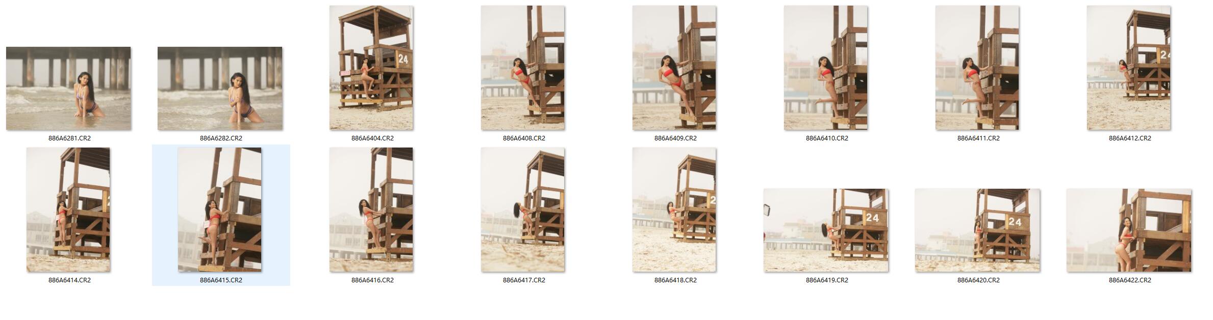 图片[2]-16张欧美泳装私房RAW原片CR2格式人像精修素材