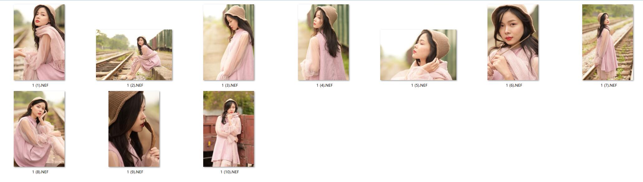 图片[2]-10张高质量美女小姐姐RAW原片NEF格式人像精修调色练习素材