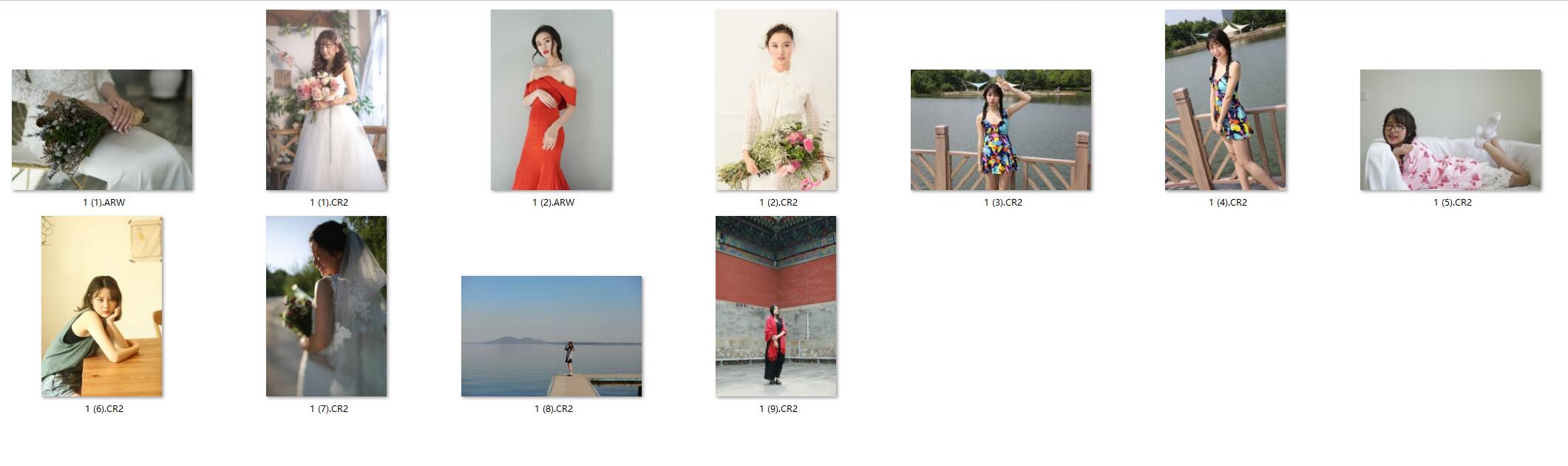 图片[2]-11张精选国内美女RAW原片CR2格式人像精修调色练习素材