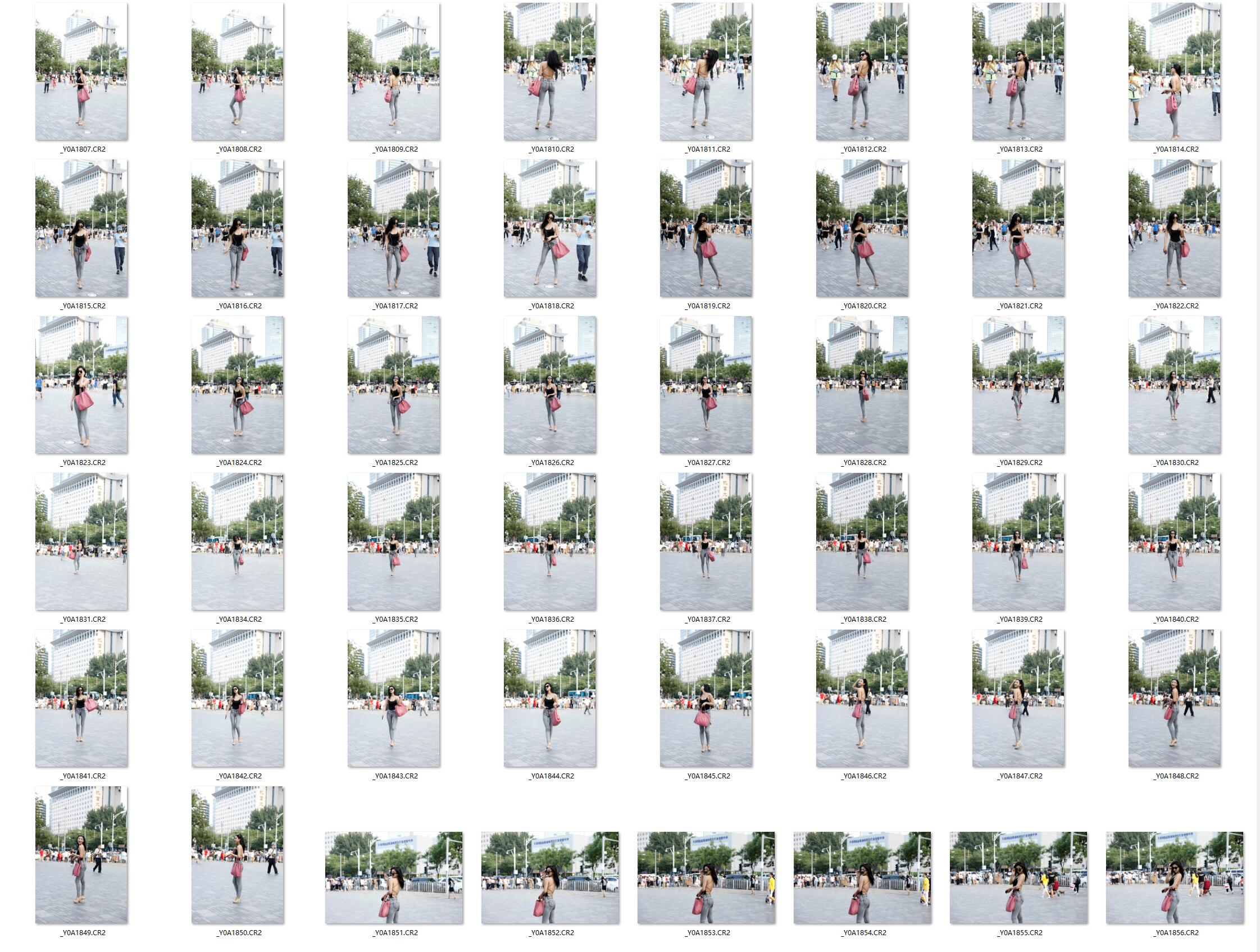 图片[2]-92张北京三里屯街拍露背美女小姐姐RAW原片CR2格式人像精修调色练习素材