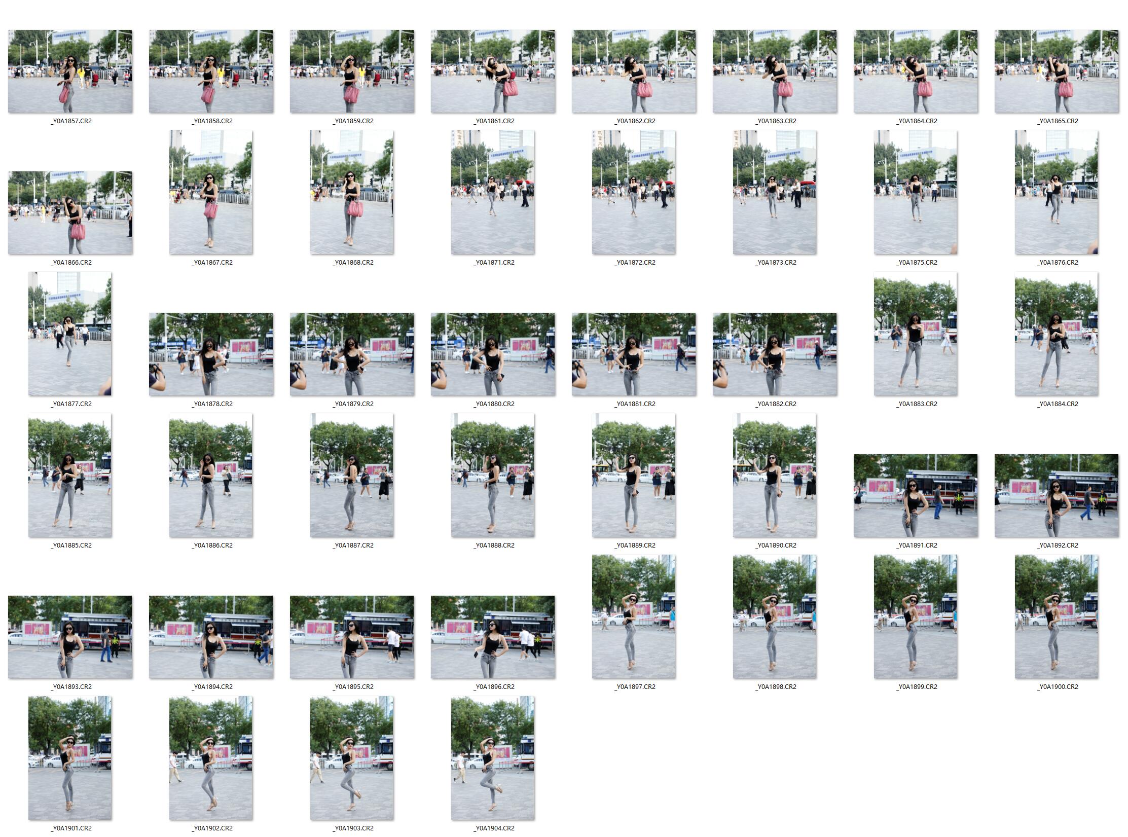 图片[3]-92张北京三里屯街拍露背美女小姐姐RAW原片CR2格式人像精修调色练习素材