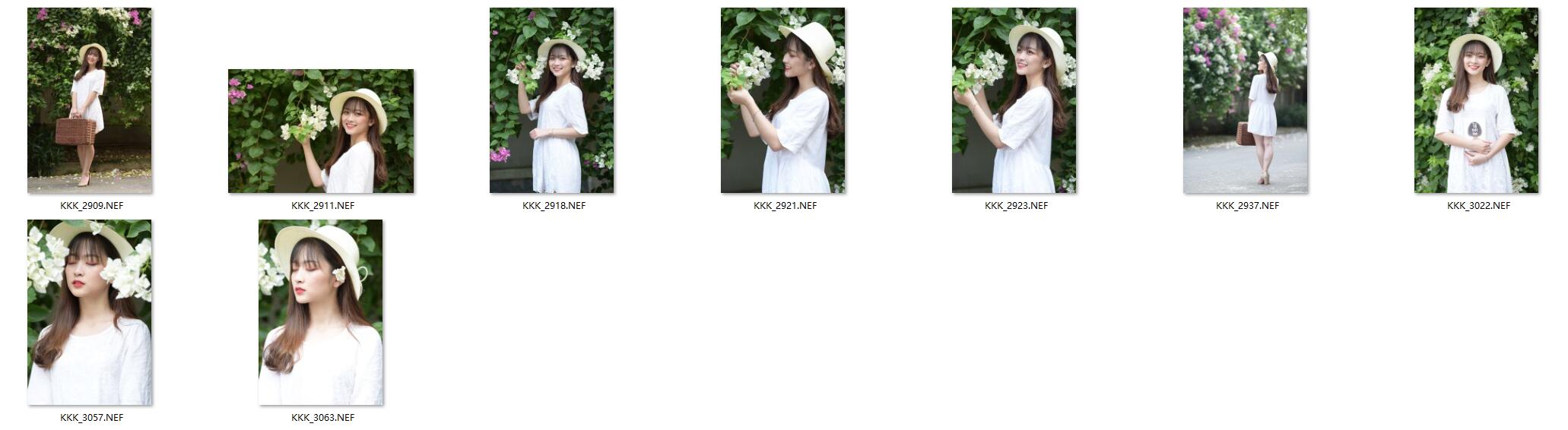 图片[2]-9张笑靥如花美女RAW原片NEF格式人像精修调色练习素材