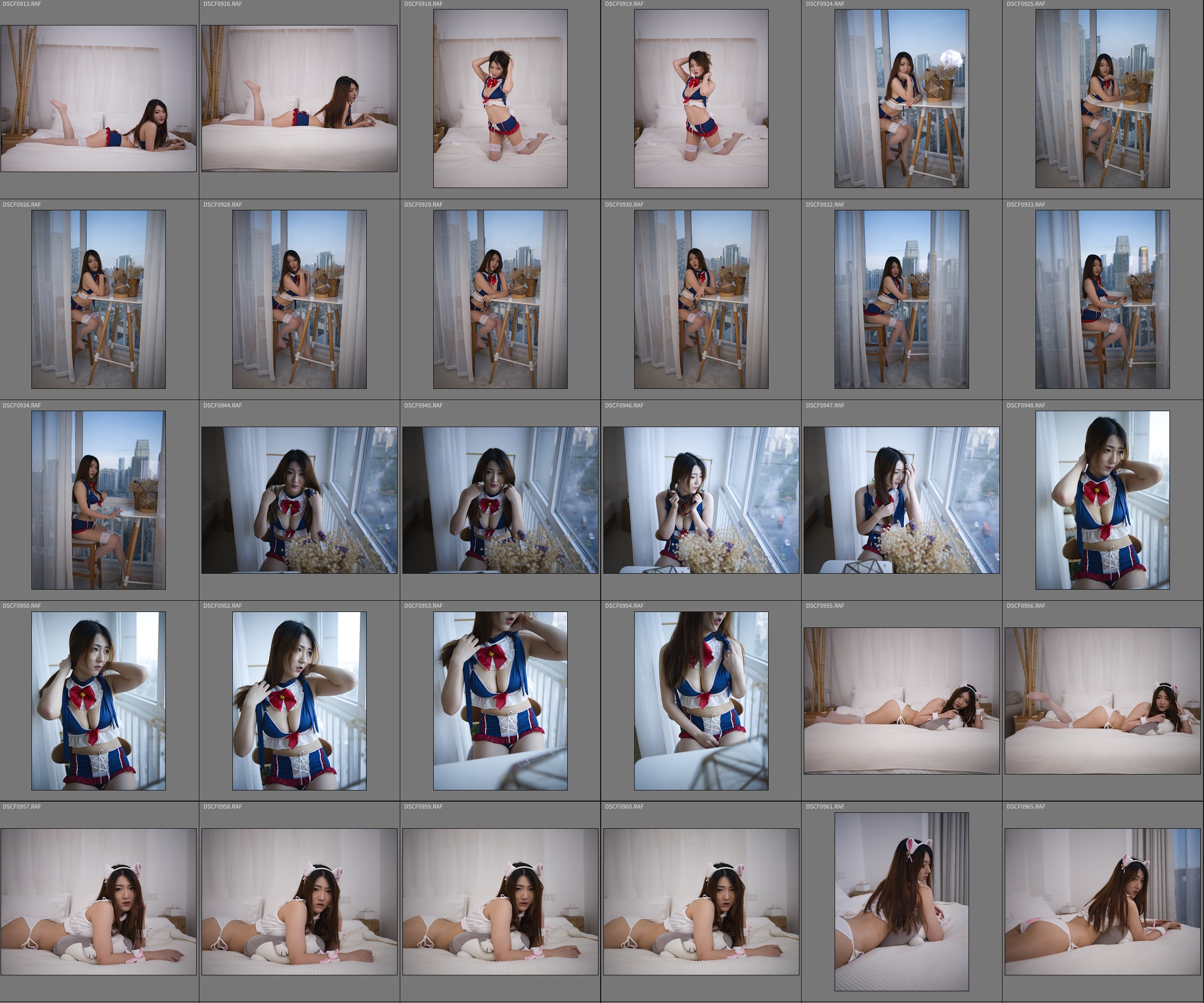 图片[6]-​168张一组美女室内私房RAW原片RAF格式人像精修练习素材