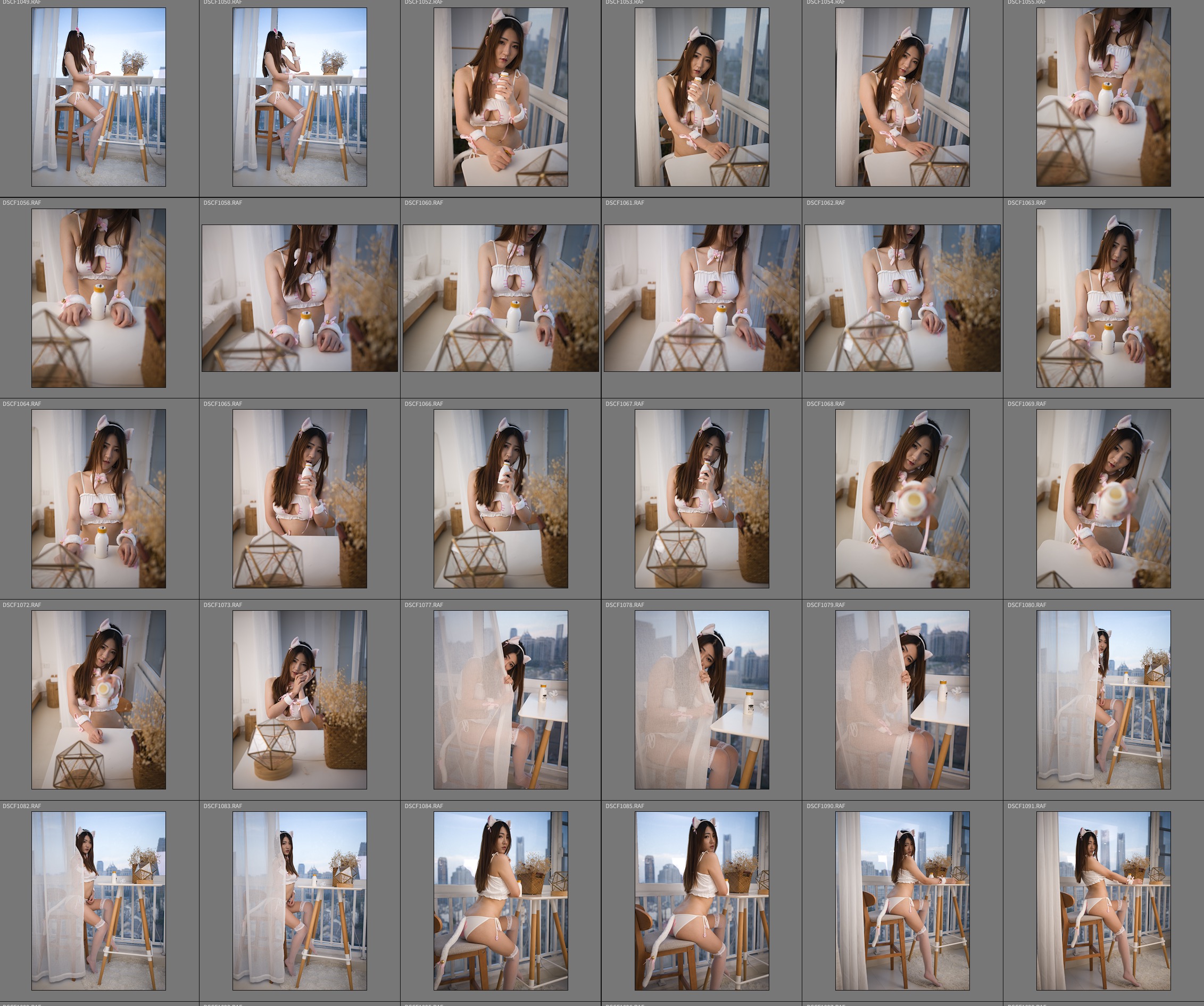 图片[3]-​168张一组美女室内私房RAW原片RAF格式人像精修练习素材