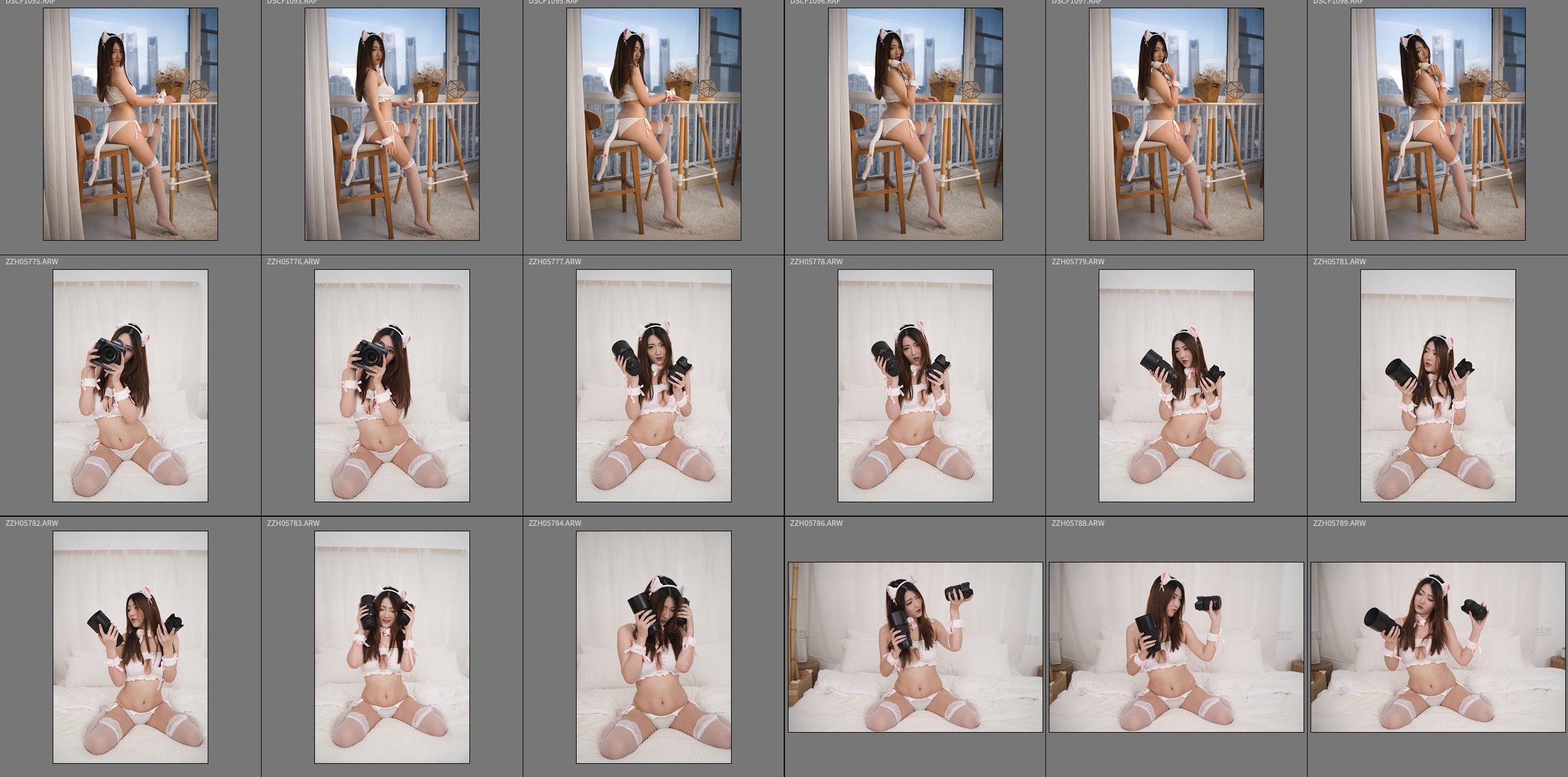 图片[2]-​168张一组美女室内私房RAW原片RAF格式人像精修练习素材