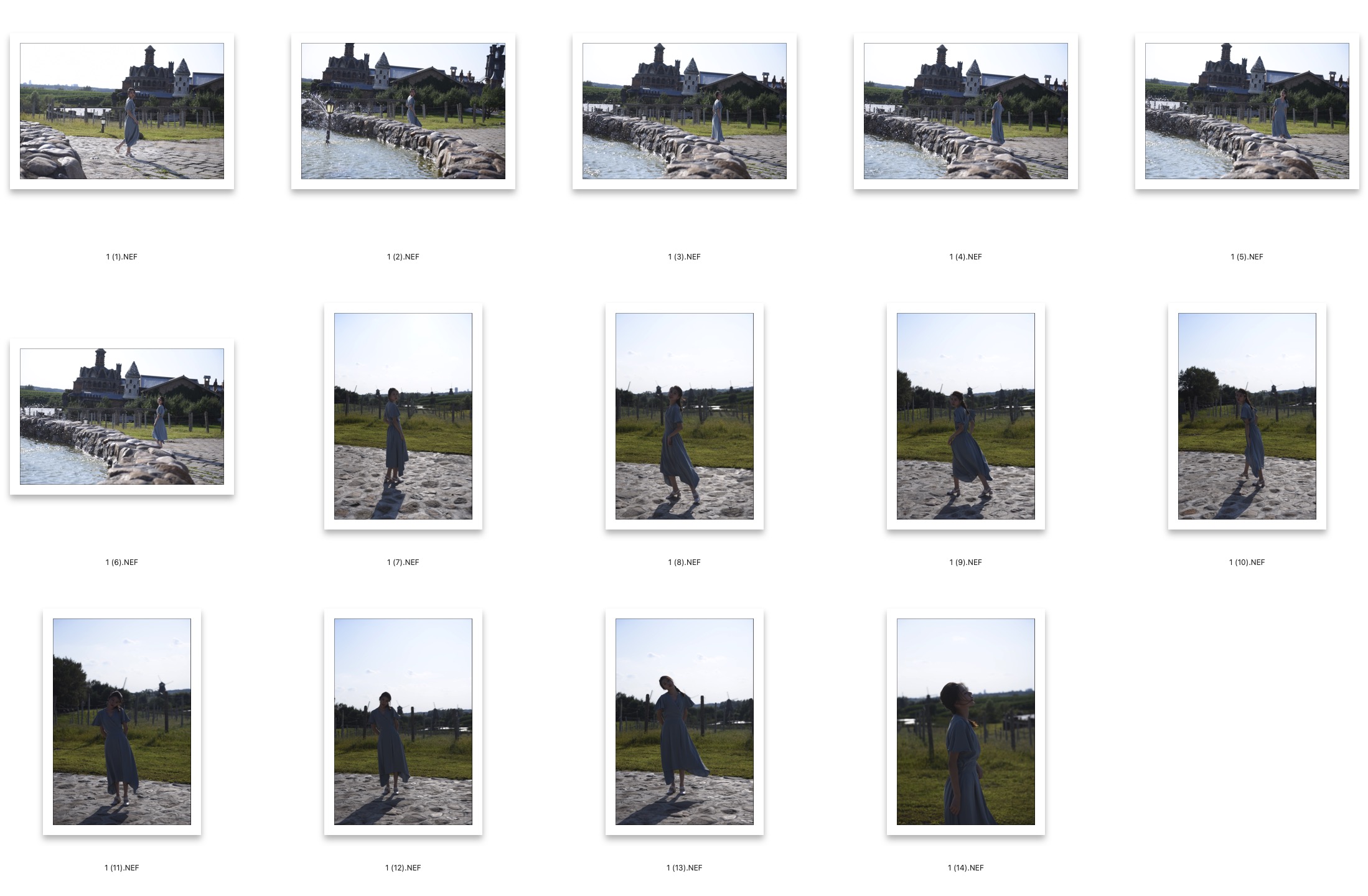 图片[2]-​14张美女模特逆光外拍写真RAW原图NEF格式摄影原片底片PS素材​