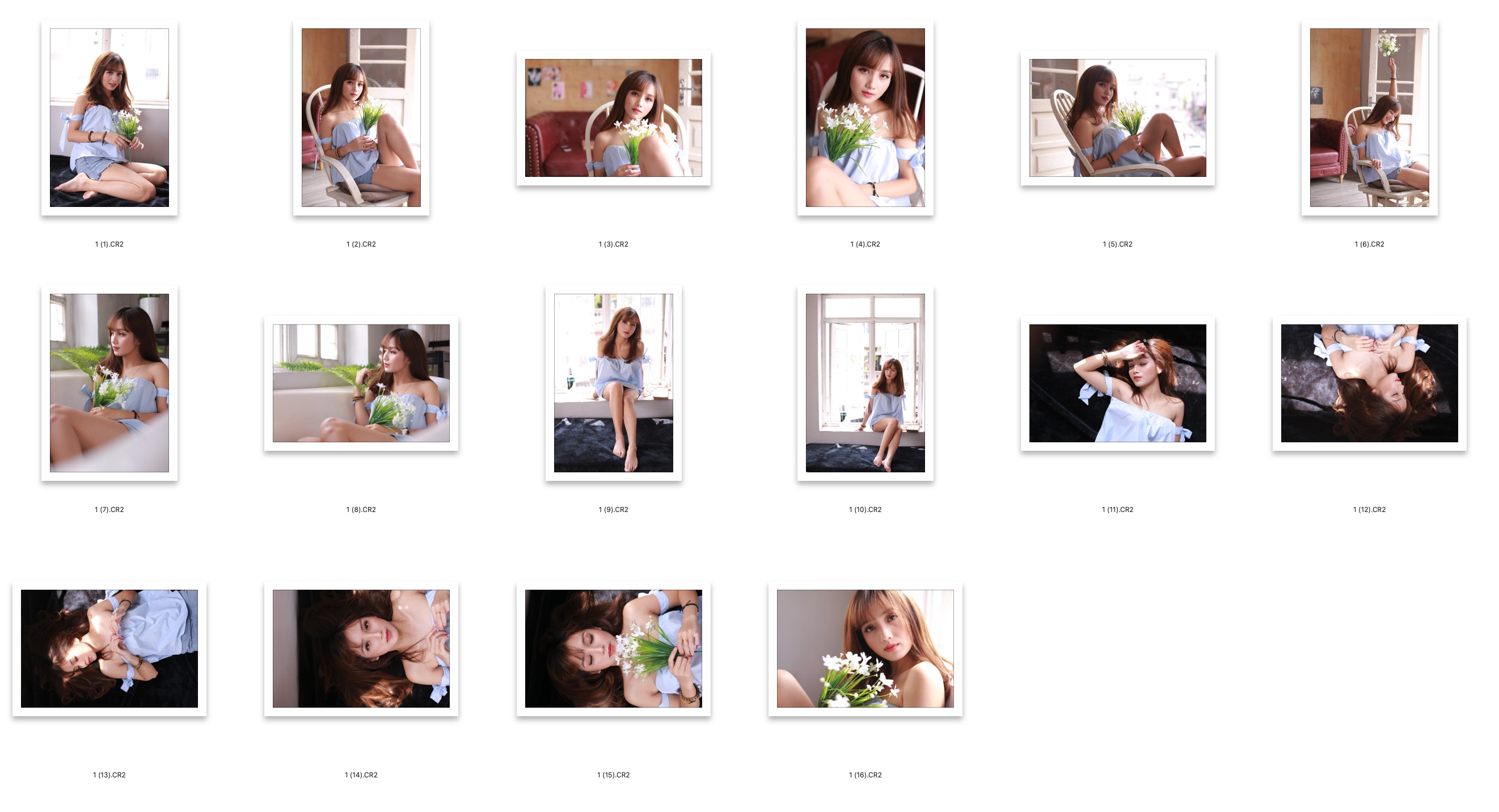 图片[2]-​16张小清新美女室内私房写真RAW原图CR2摄影原片底片PS素材​