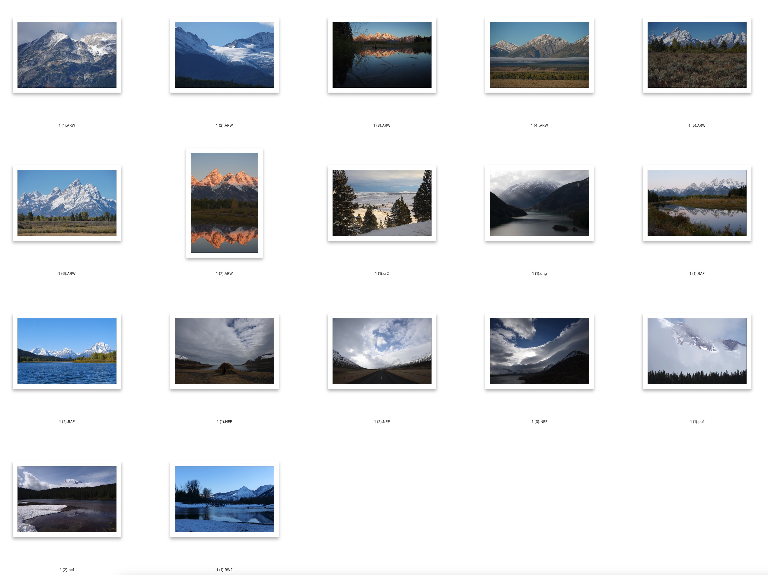 图片[2]-​17张雪山景风光大片RAW原图ARW格式摄影原片底片PS修图练习素材​