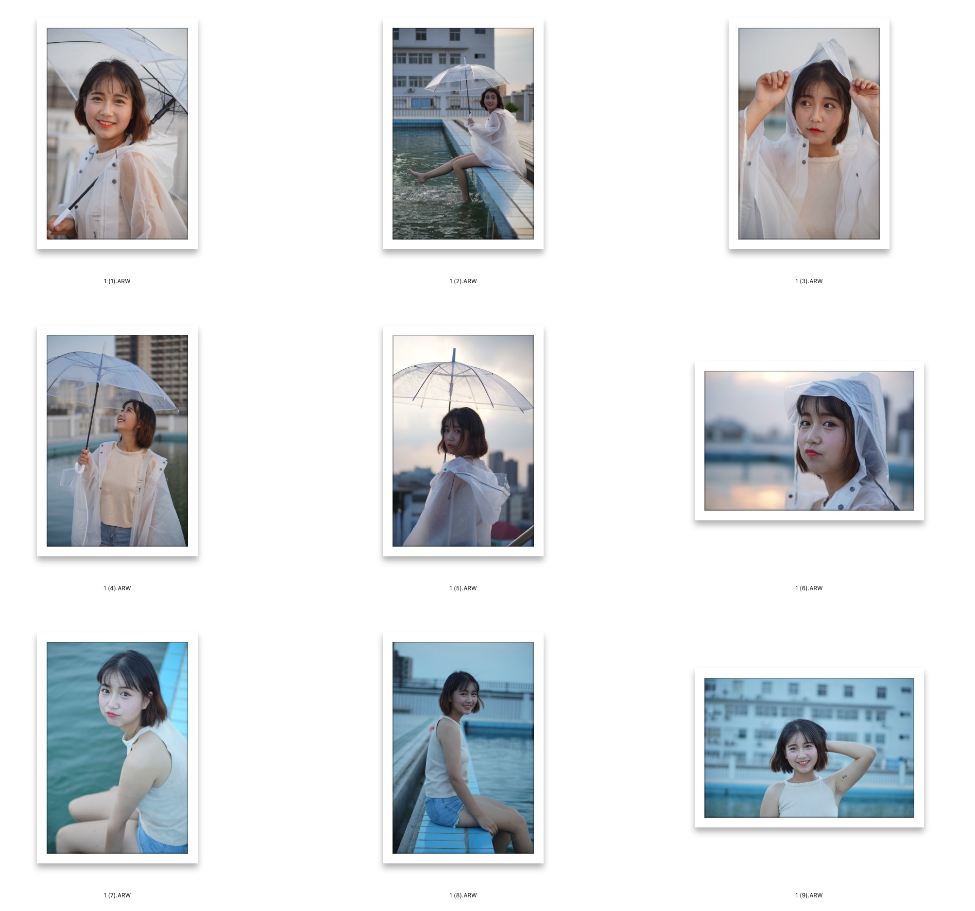 图片[2]-​9张萌萌的美女雨衣RAW原图CR2格式摄影原片底片PS修图练习素材​