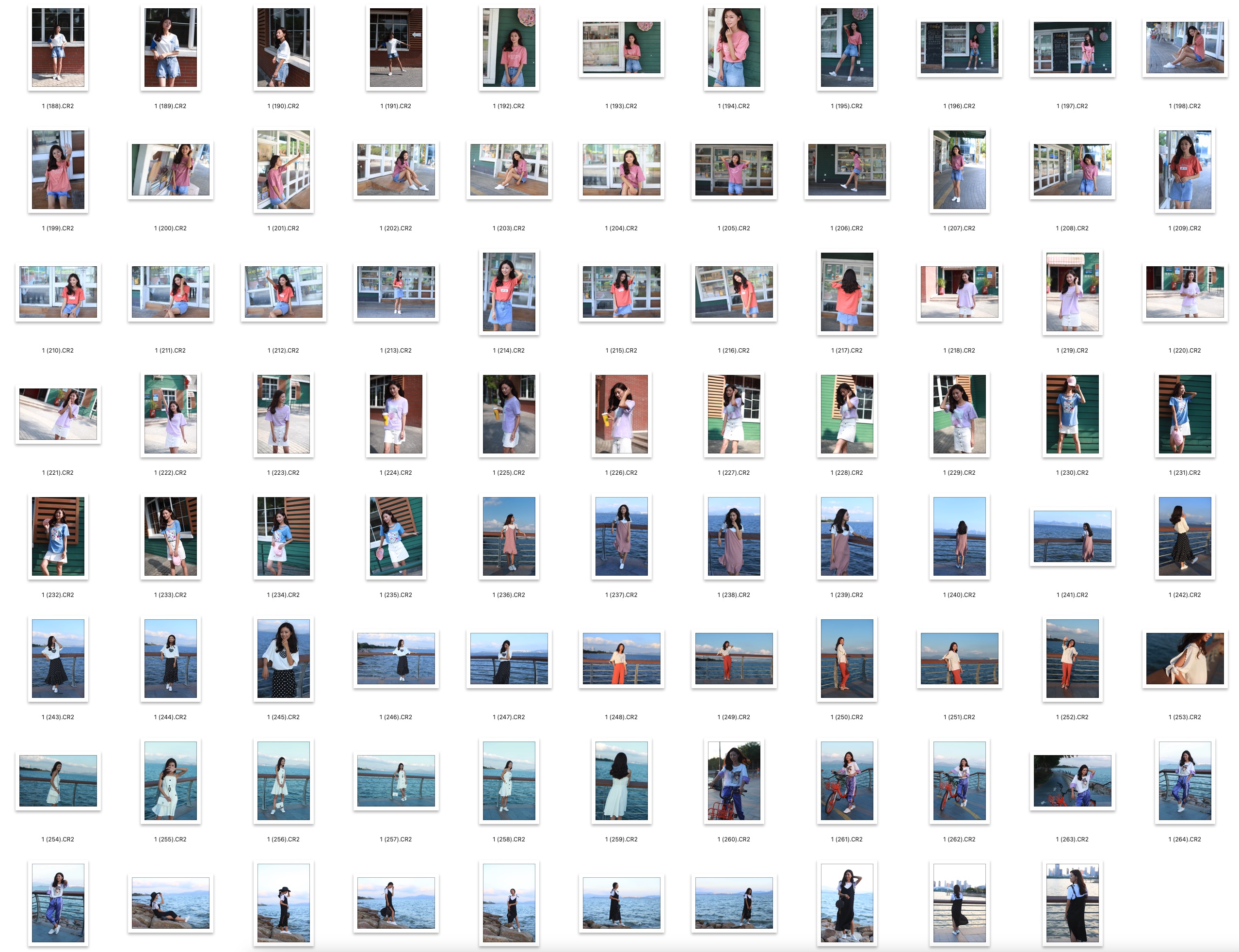 图片[2]-​274张美女旅拍写真RAW原图CR2格式摄影原片底片PS修图练习素材​