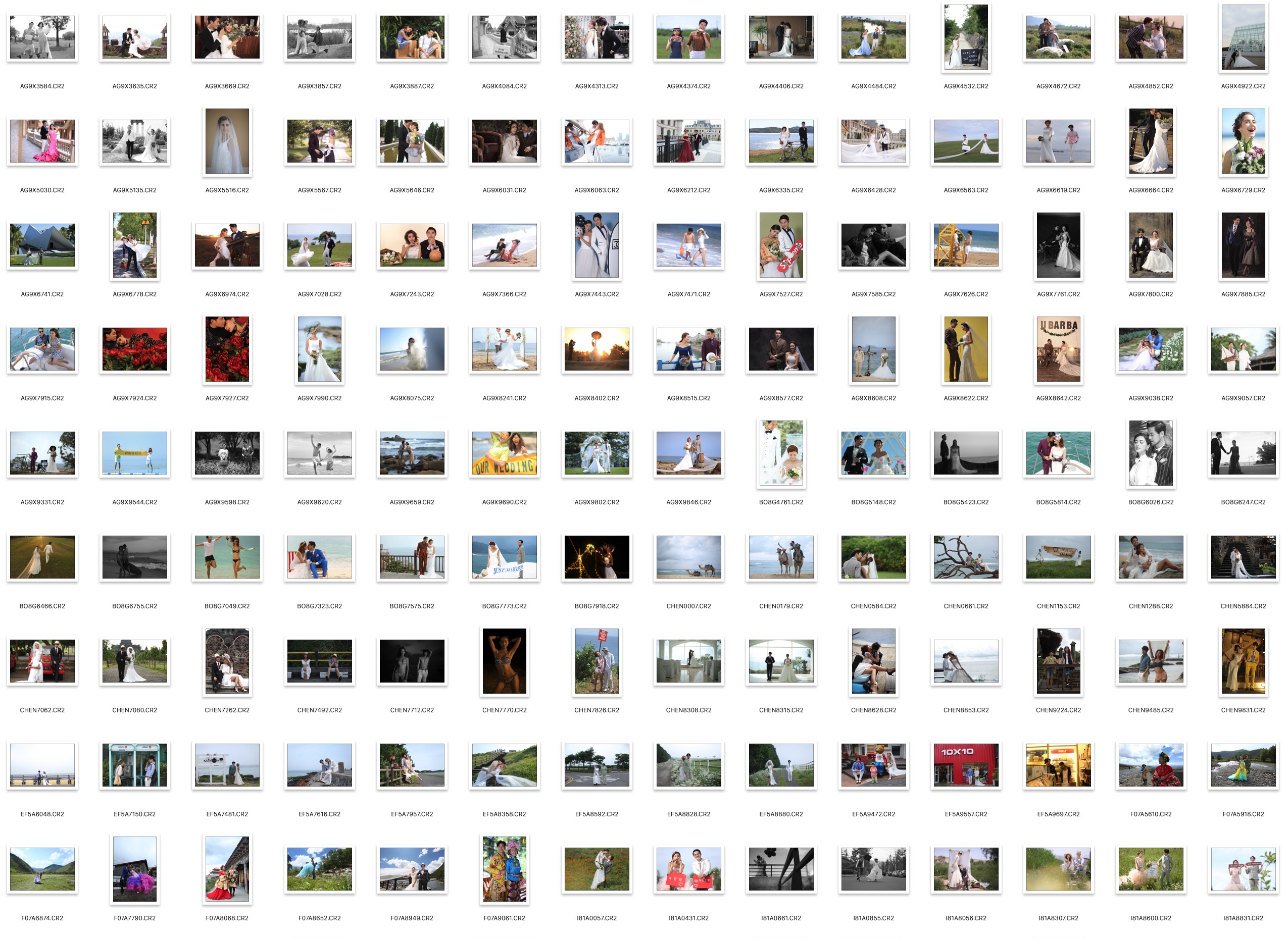 图片[2]-​276张精选不同风格婚纱照旅拍RAW原图CR2格式+预设合集​