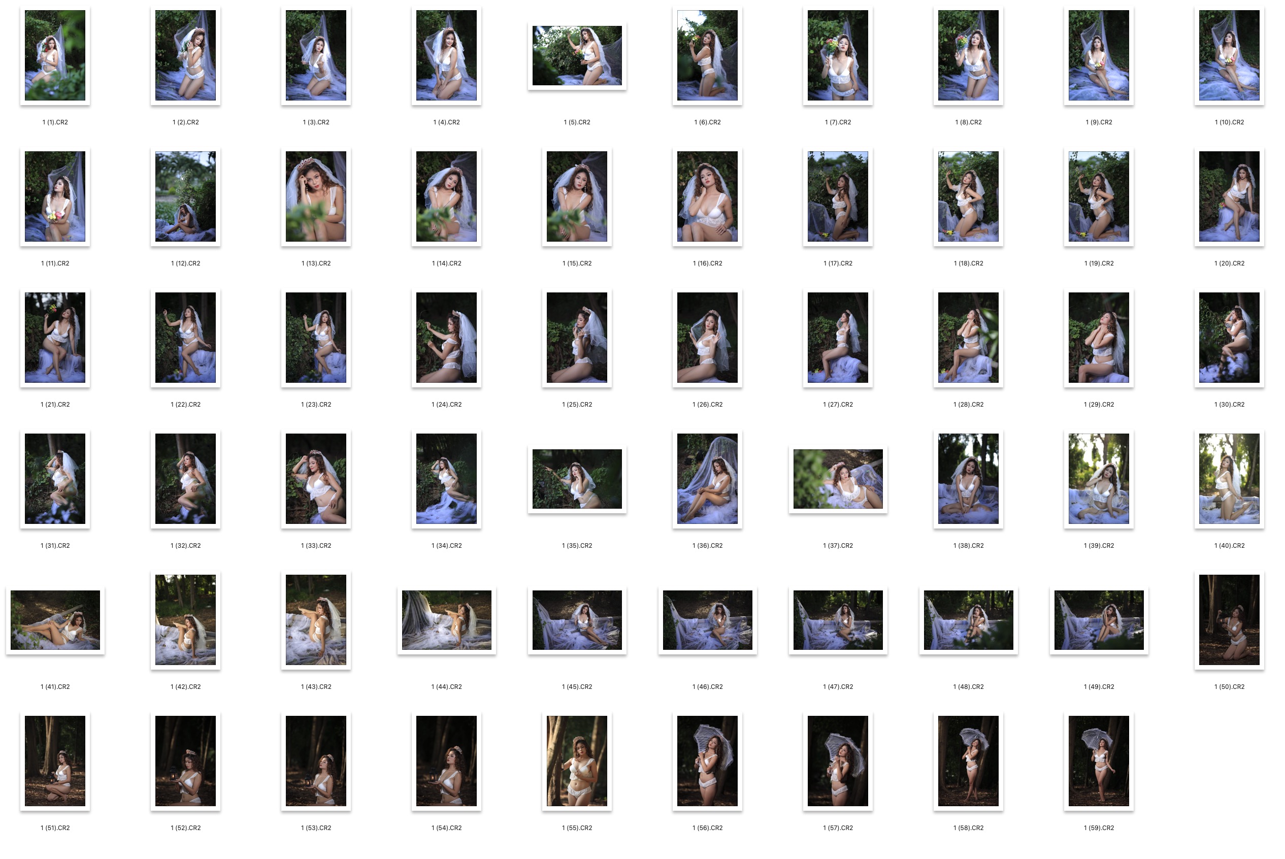 图片[2]-​59张婚纱美女户外私房写真RAW原图CR2格式人像摄影原片PS素材​