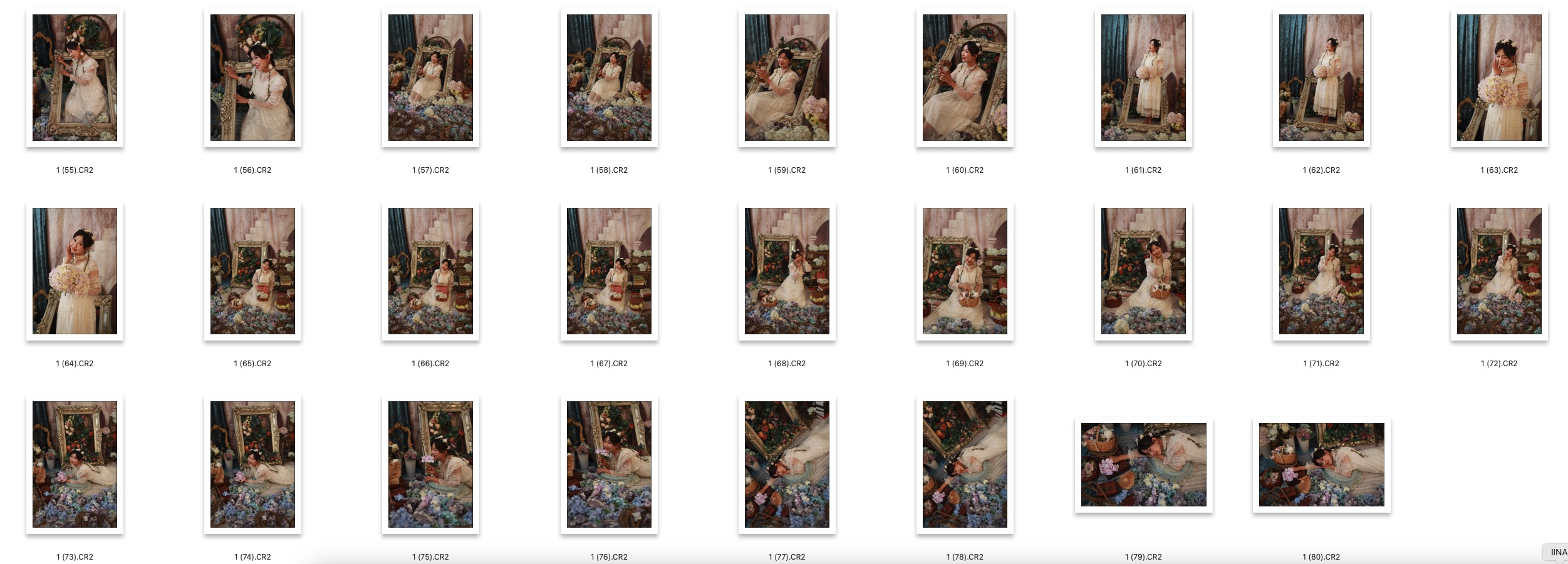 图片[2]-​80张森系美女室内写真RAW原图CR2格式摄影原片底片PS素材​