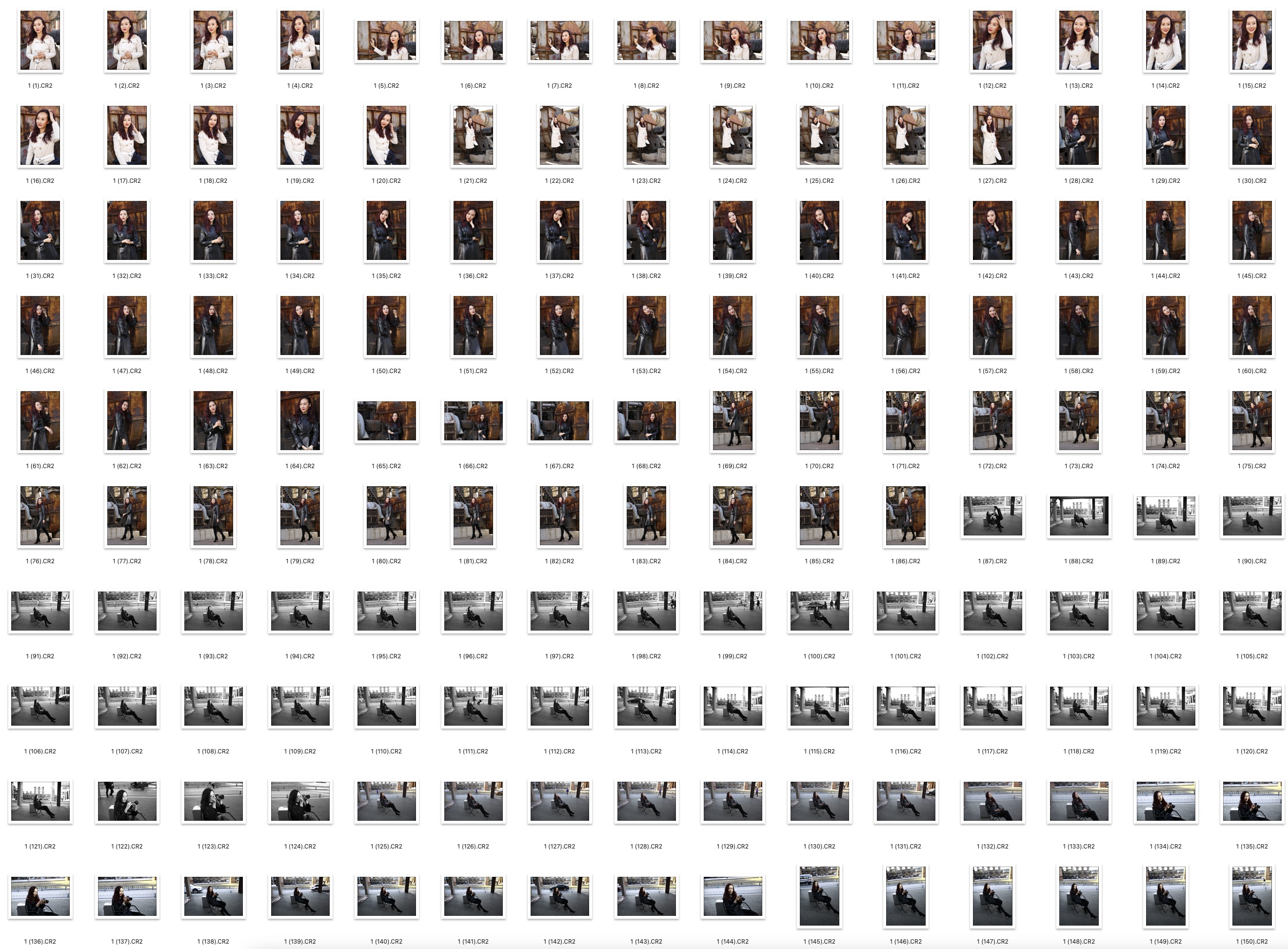 图片[8]-​948张一组美女外拍棚拍RAW原图CR2格式摄影原片底片PS修图练习素材​