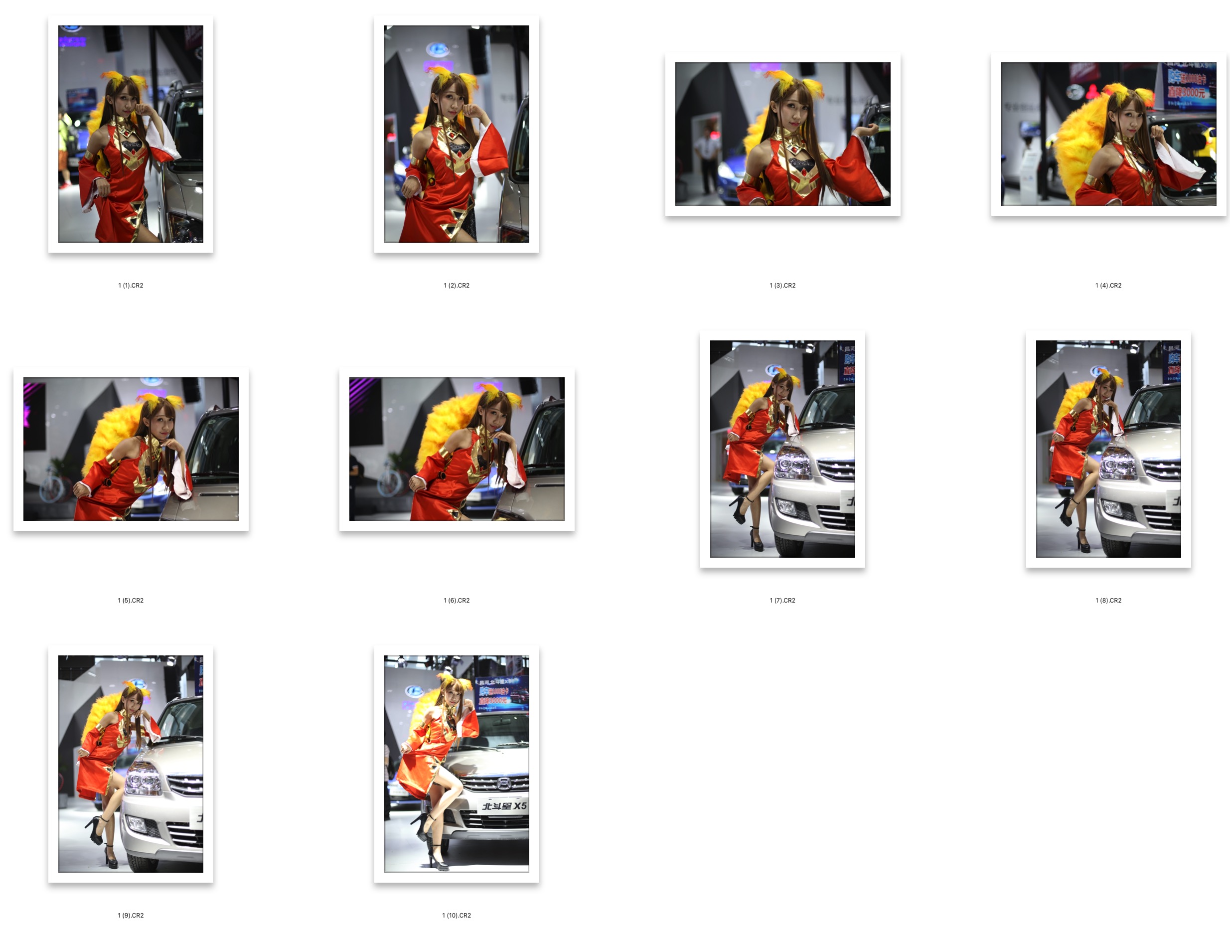 图片[2]-​10张车展美女coser妲己RAW原图佳能5D3拍摄CR2格式人像原片​