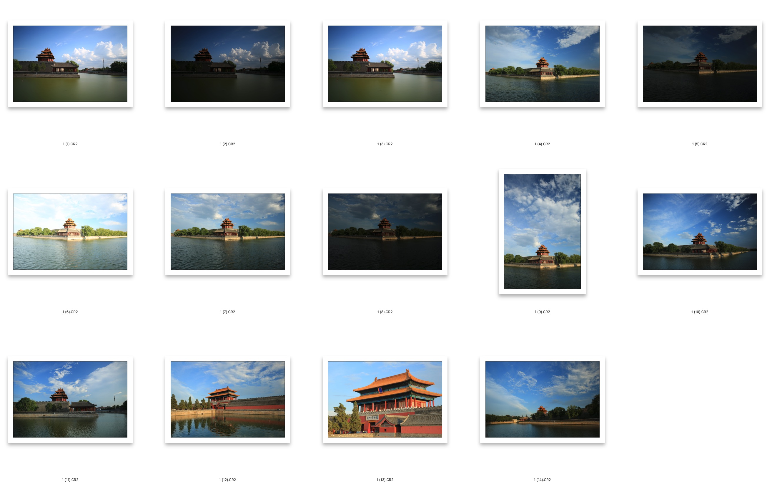 图片[2]-​14张北京故宫角楼风光摄影RAW原图Canon EOS 5D3拍摄CR2格式素材​