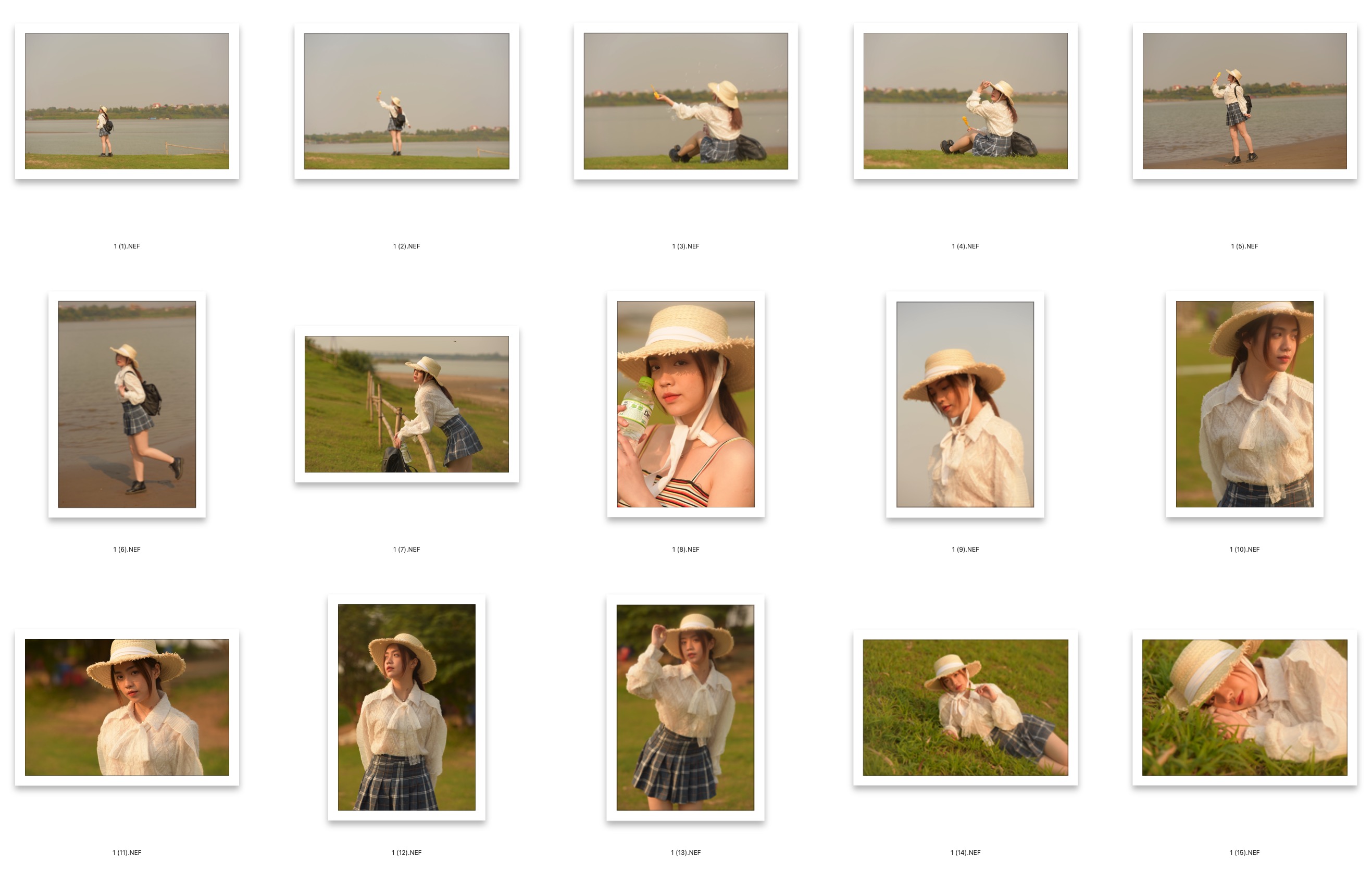 图片[2]-​15张草帽JK清新日系美女RAW原图NIKON D810拍摄NEF格式人像原片​