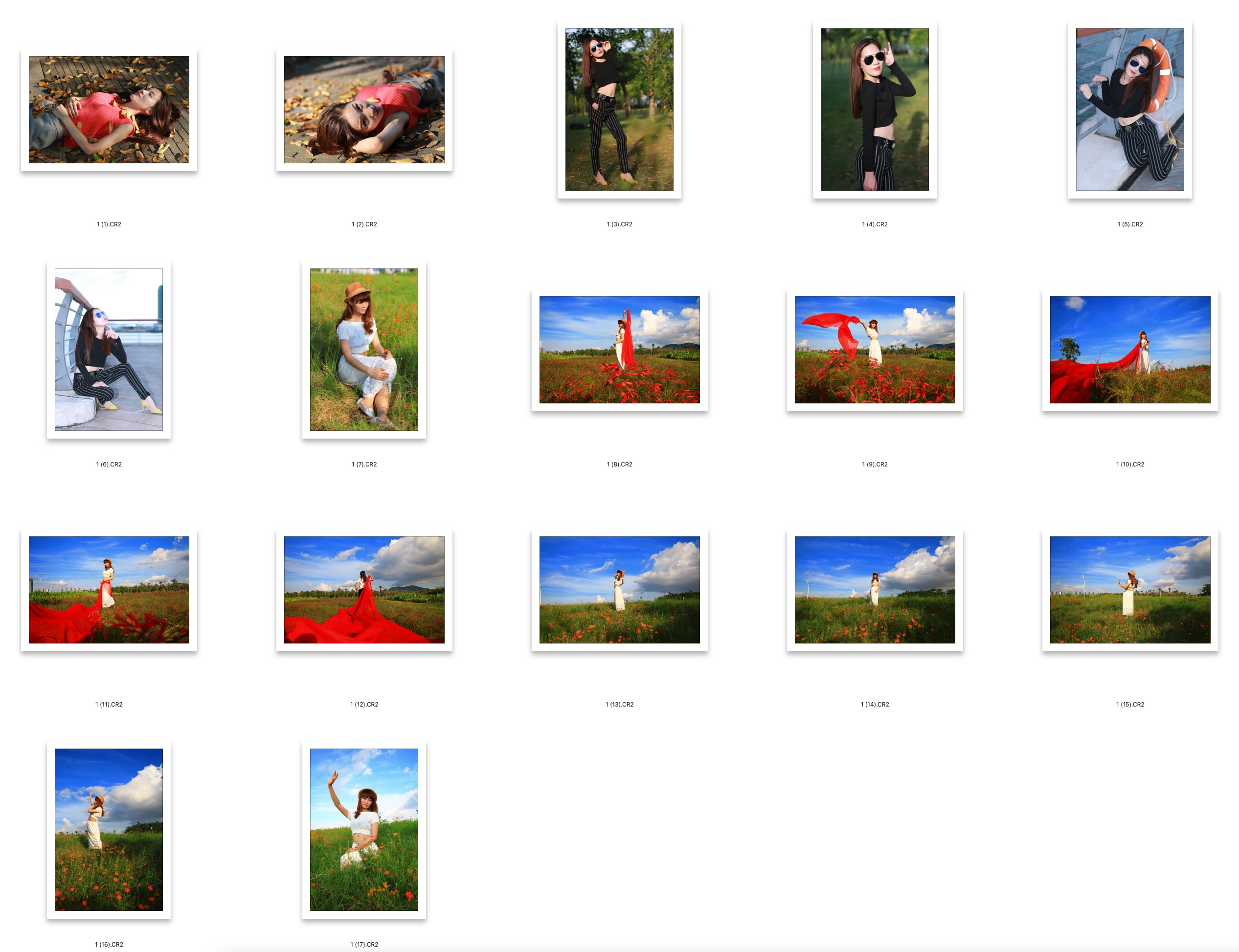 图片[2]-​17张时尚美女外拍写真RAW原图Canon EOS 70D拍摄CR2格式人像原片