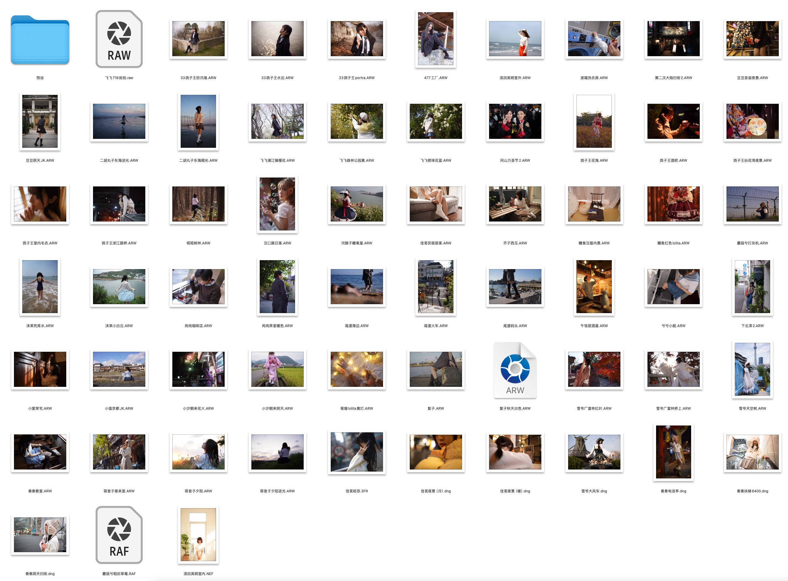 图片[2]-​62张精选多种风格人像摄影RAW未修原图+修图预设合集人像原片素材​
