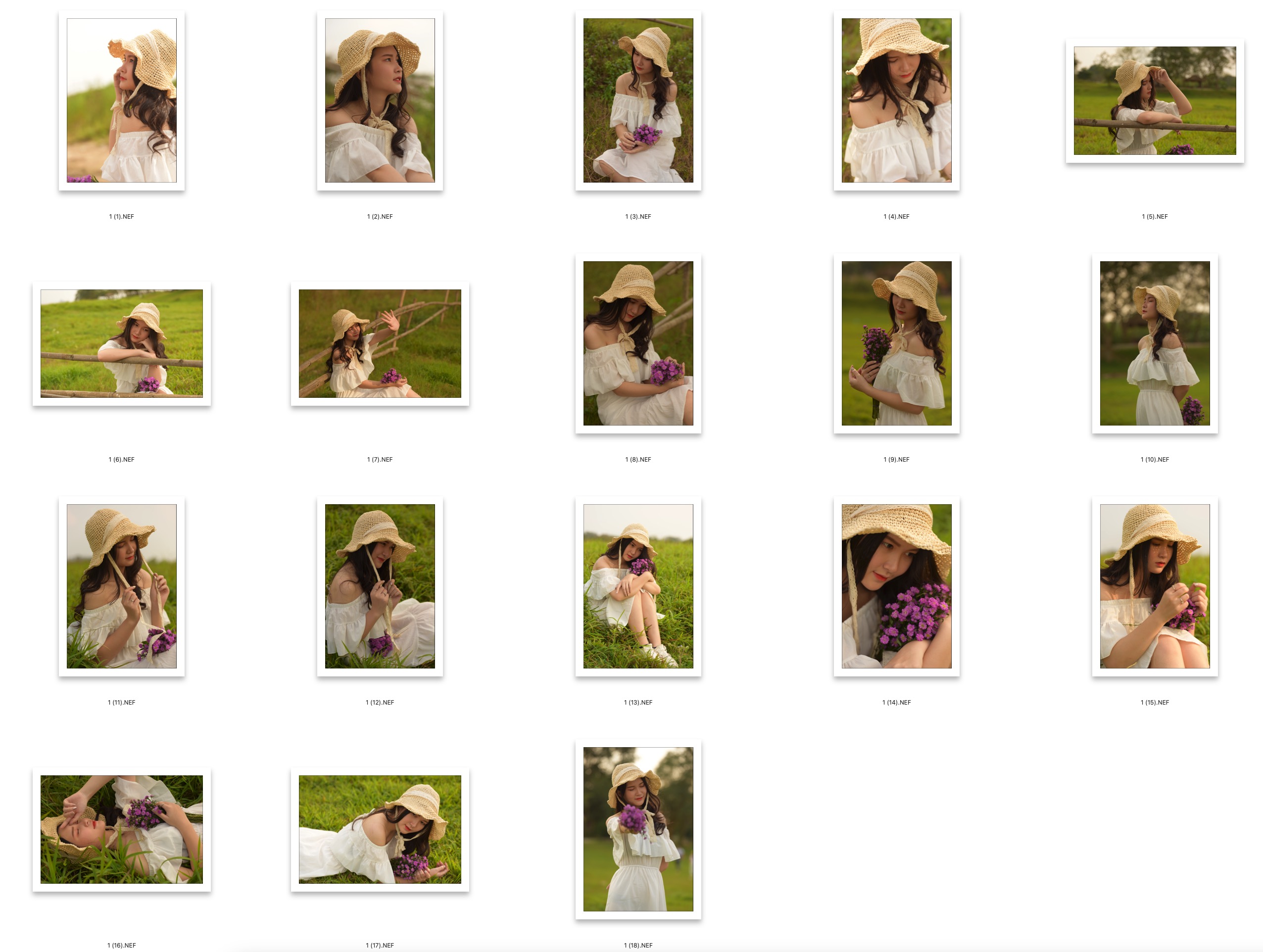 图片[2]-​18张高质量白色纱裙少女写真RAW原图NEF格式未修原片摄影原档修图练习素材