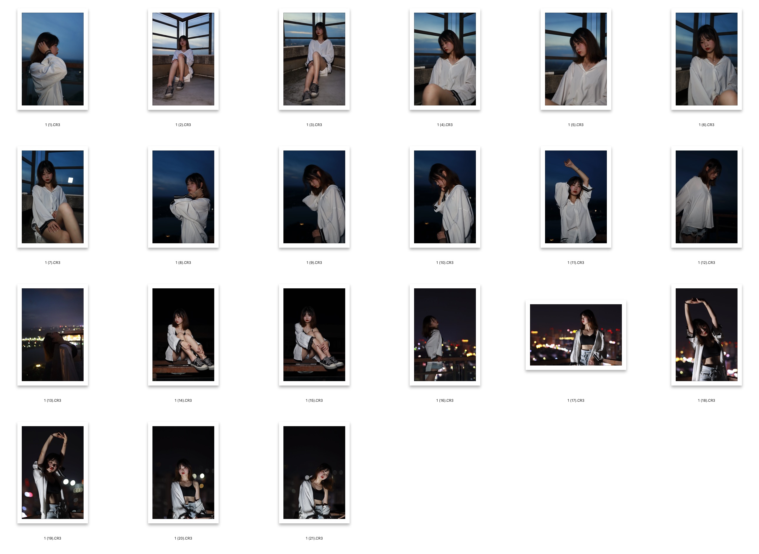 图片[2]-​21张夜景美女小姐姐RAW原图CR3格式未修原片摄影原档修图练习素材​