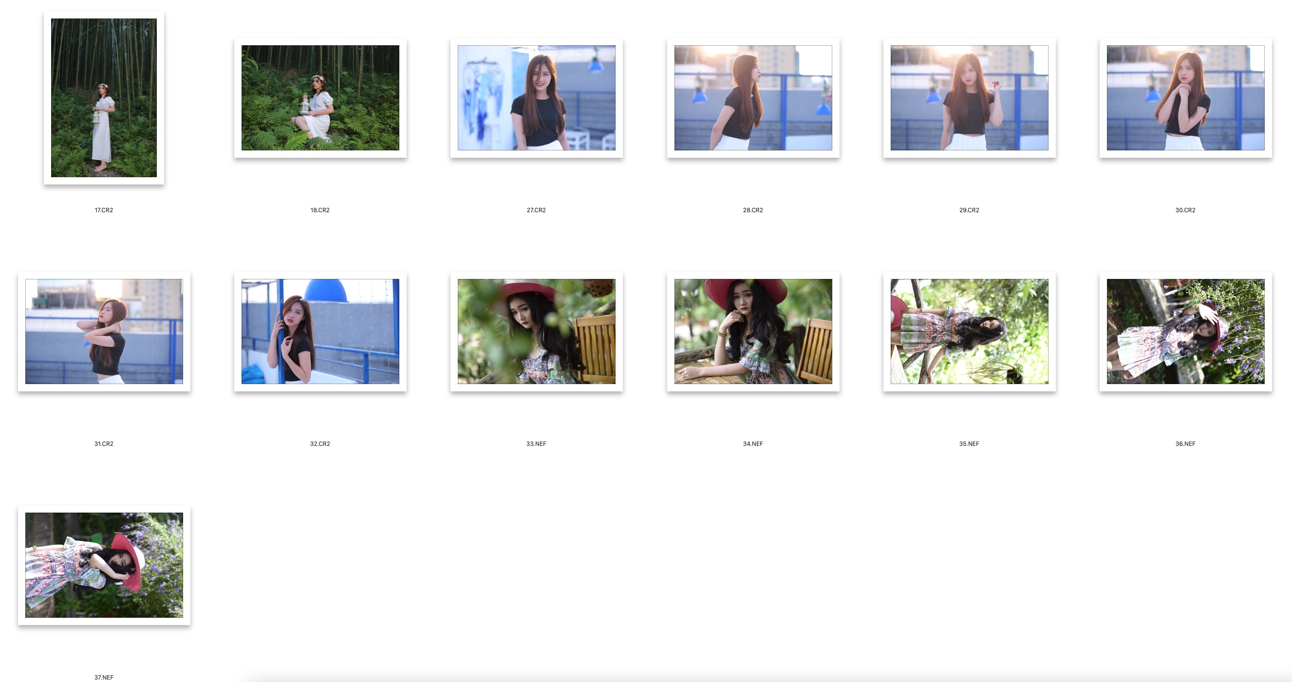 图片[2]-​37张精选高级甜美少女写真RAW原图CR2格式未修原片摄影原档修图练习素材​