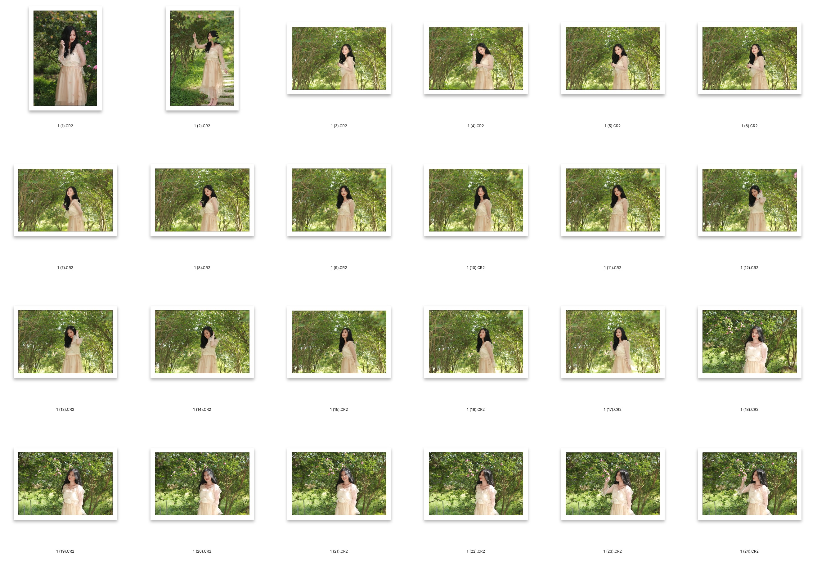 图片[3]-​43张超甜美女外拍写真RAW原图CR2格式未修原片摄影原档修图练习素材​