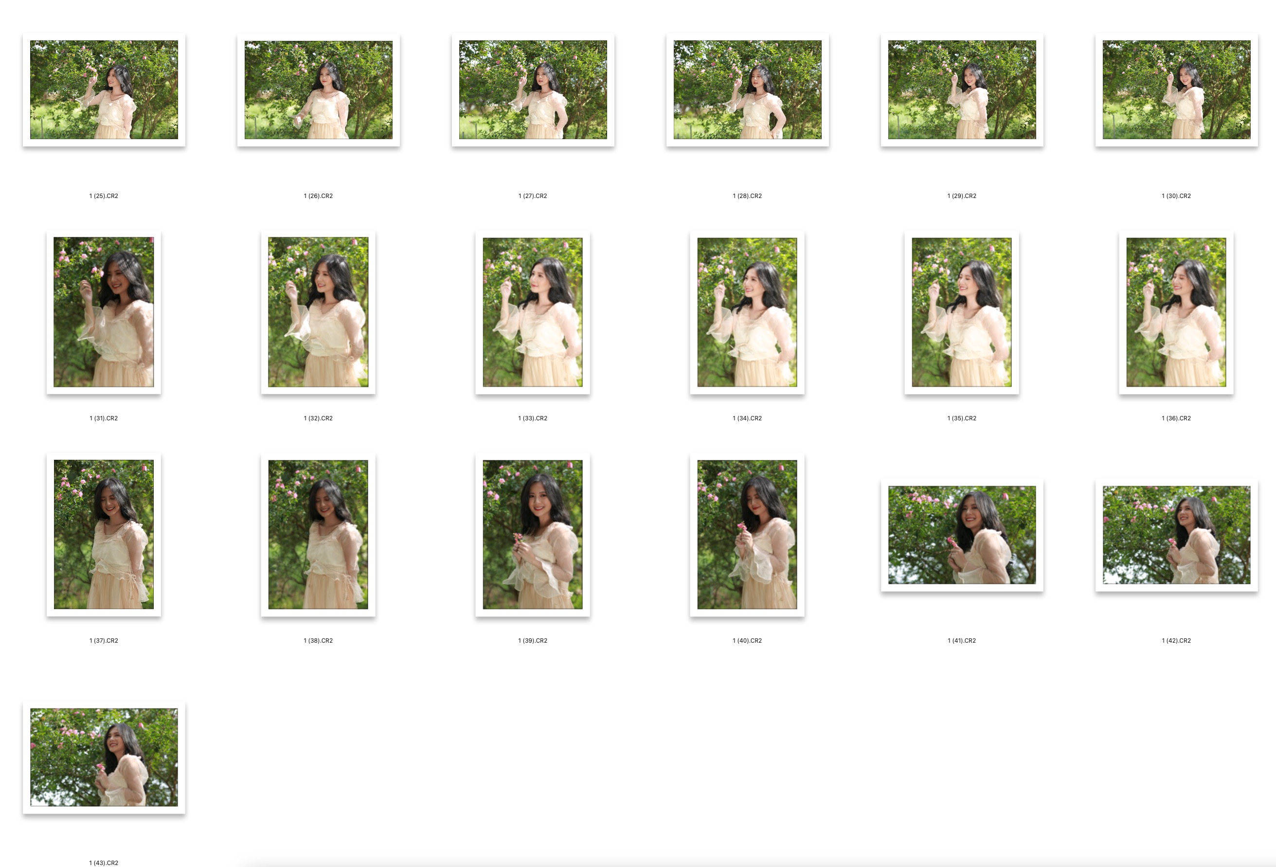 图片[2]-​43张超甜美女外拍写真RAW原图CR2格式未修原片摄影原档修图练习素材​