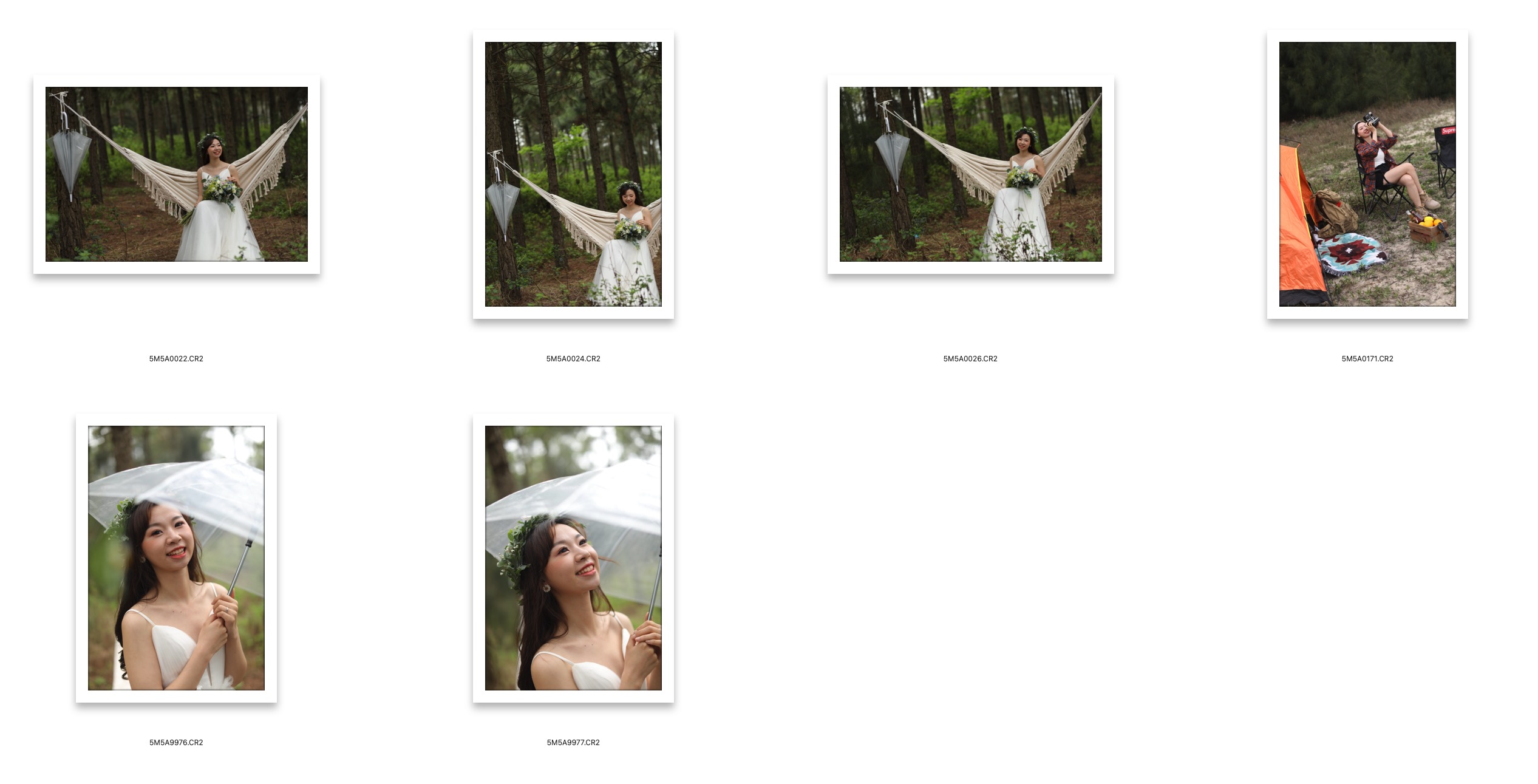 图片[2]-​5张美女户外婚纱写真RAW原图CR2格式未修原片摄影原档练习素材​