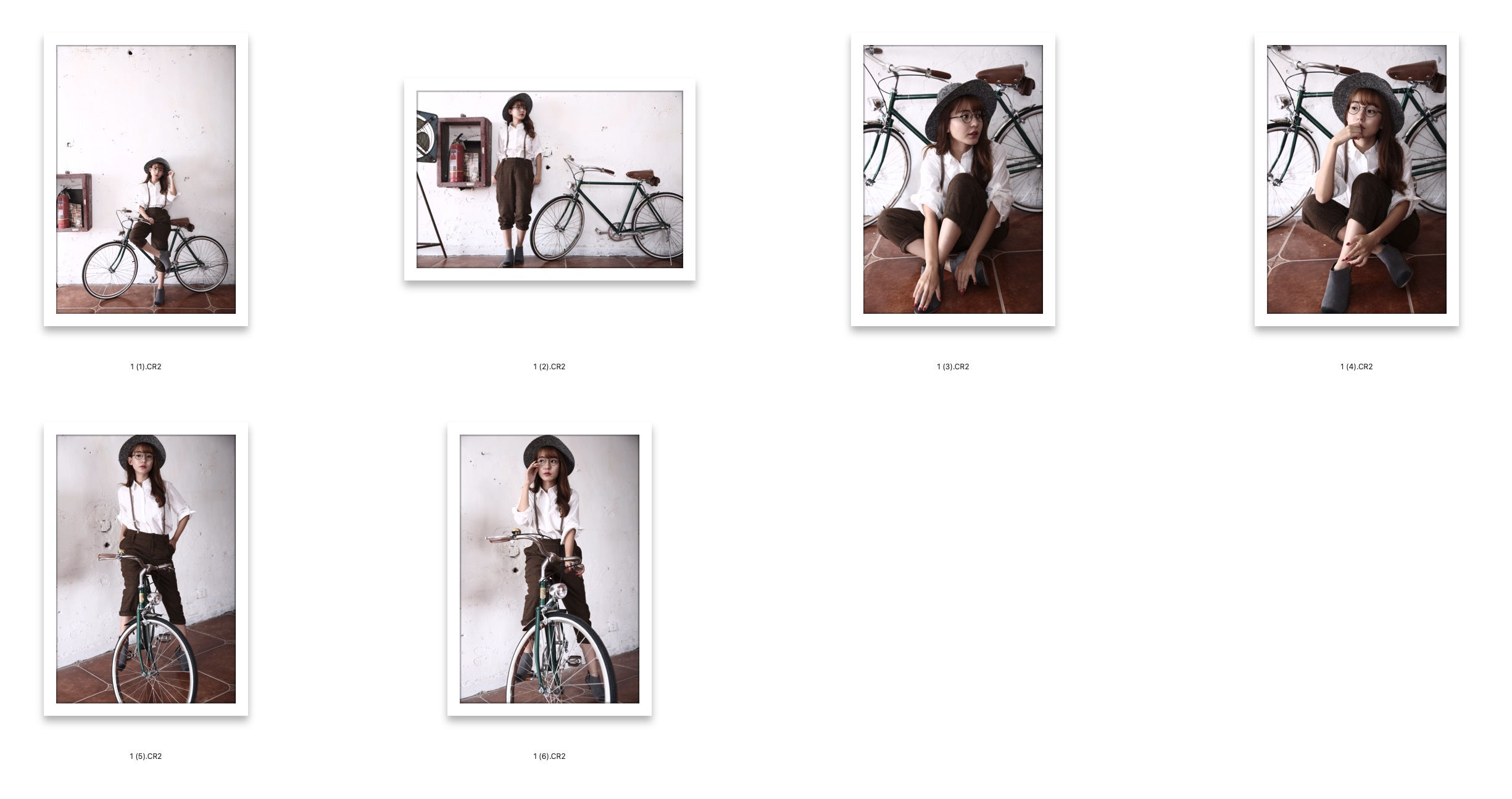 图片[2]-​6张清新小美女复古写真RAW原图CR2格式未修原片摄影原档修图练习素材